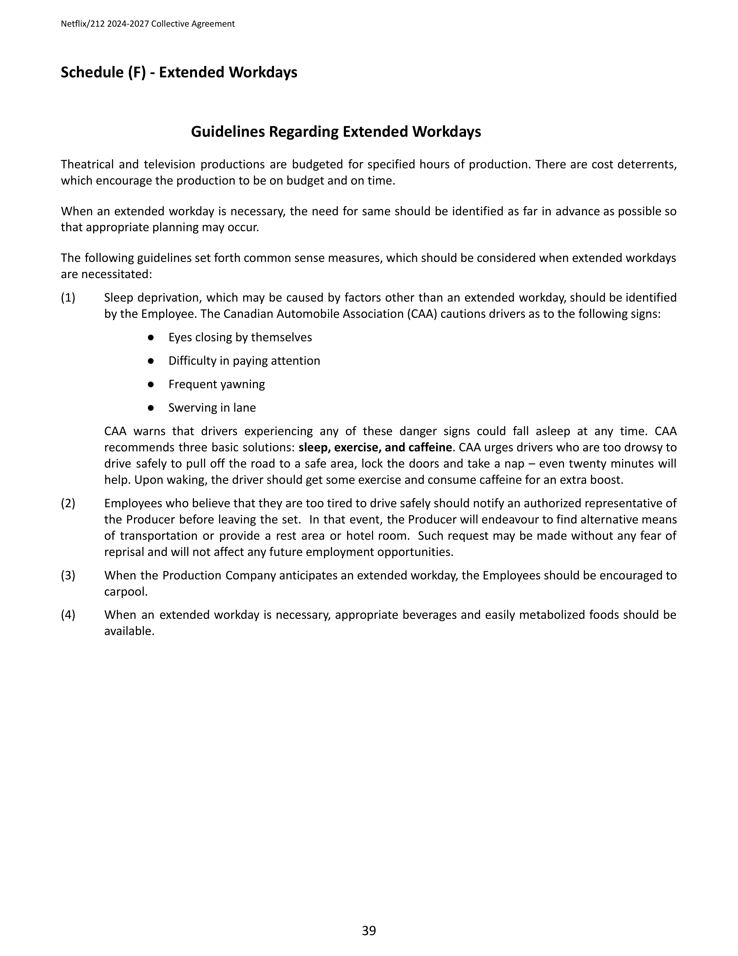 Netflix IATSE Agreement — page 39