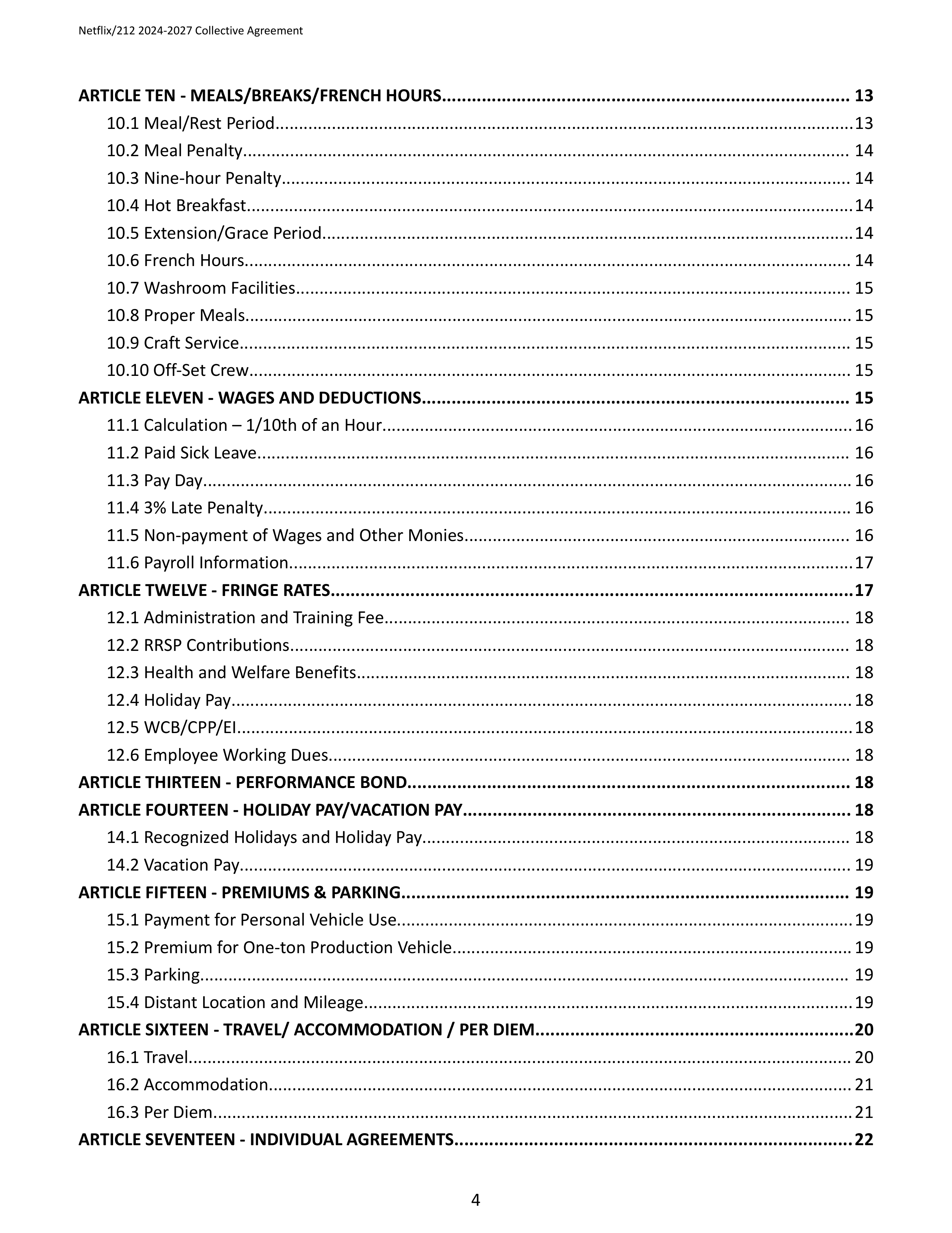 Netflix IATSE Agreement — page 4