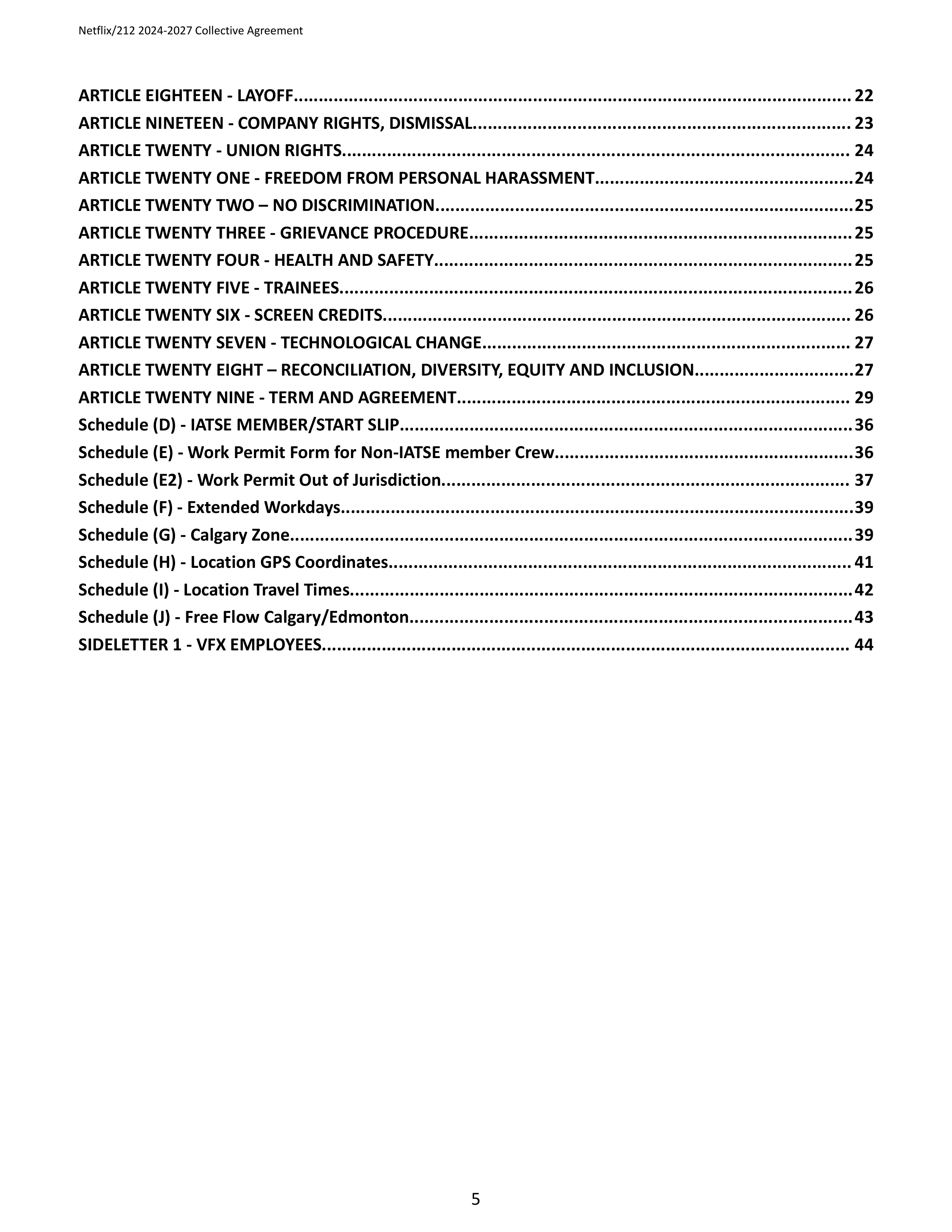 Netflix IATSE Agreement — page 5