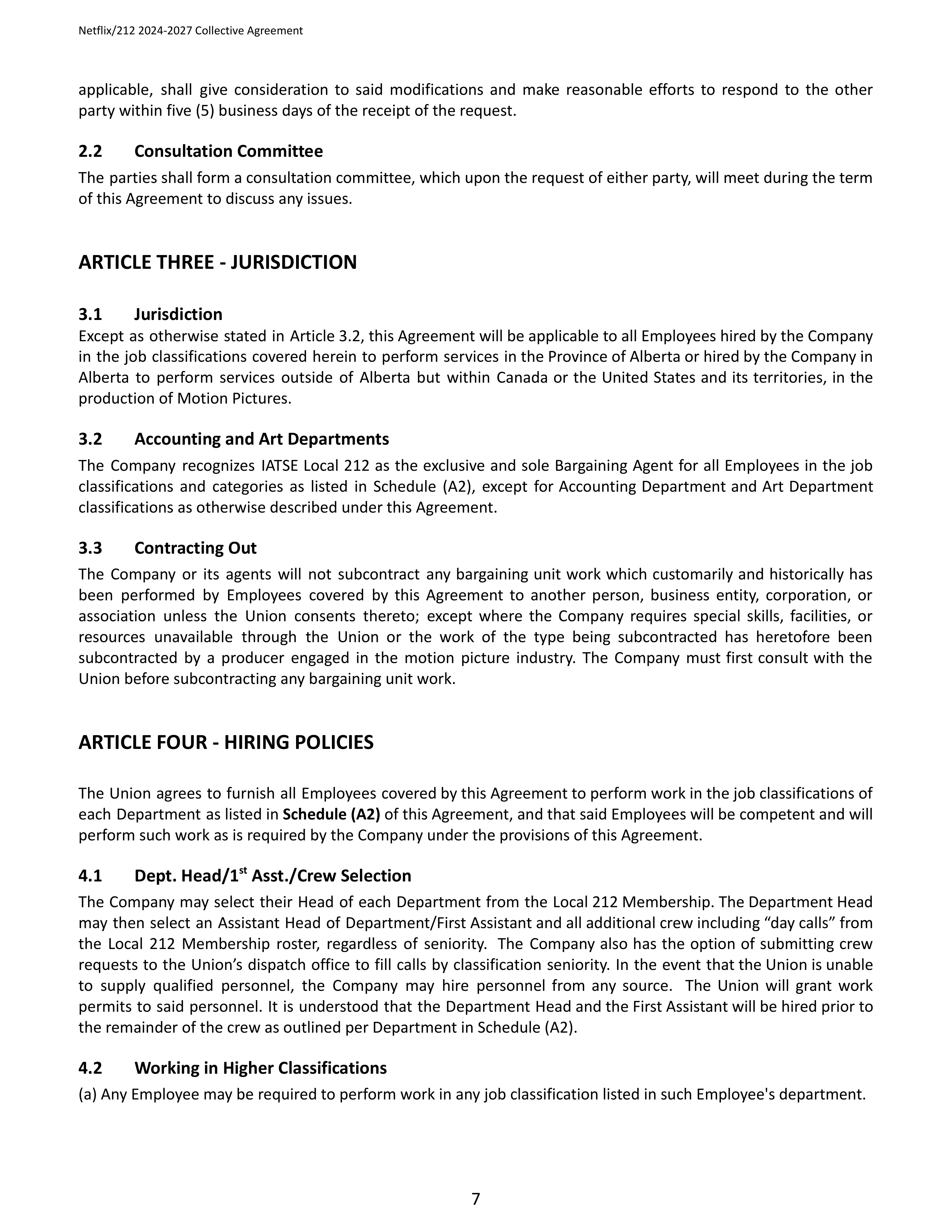 Netflix IATSE Agreement — page 7