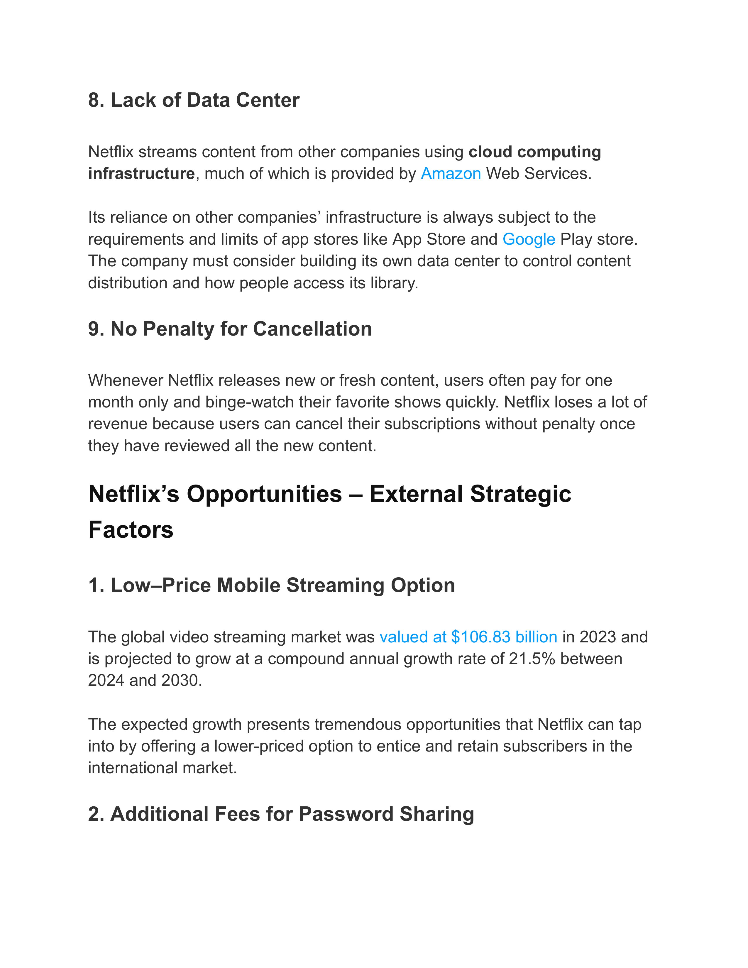 Netflix Swot Analysis  — page 16