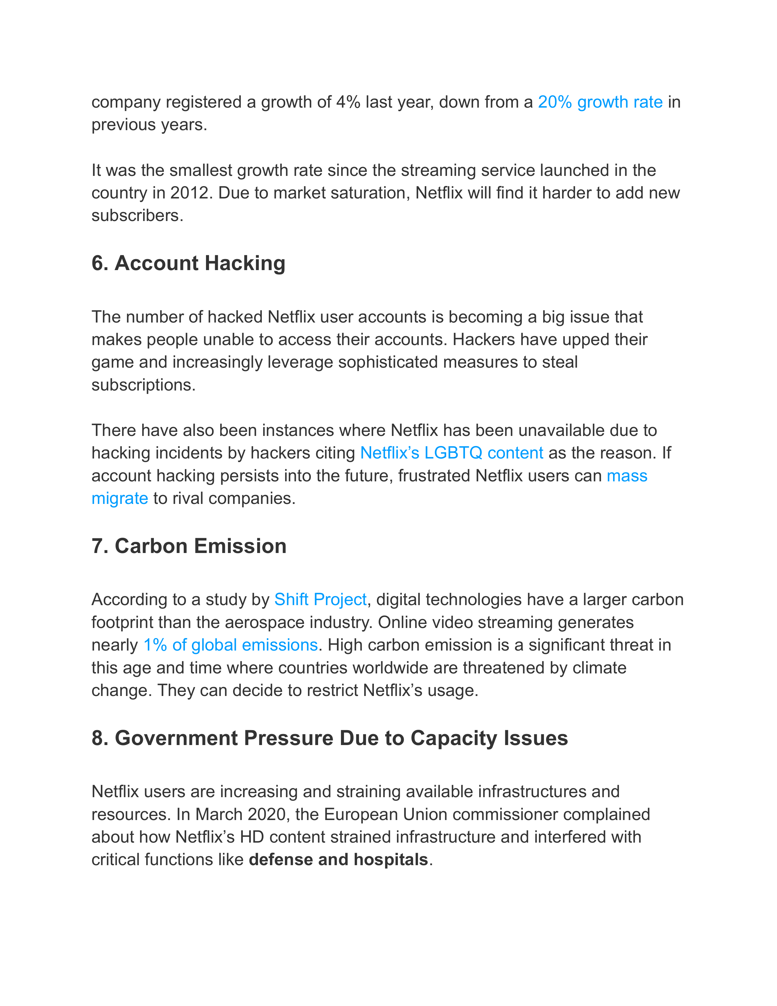 Netflix Swot Analysis  — page 21