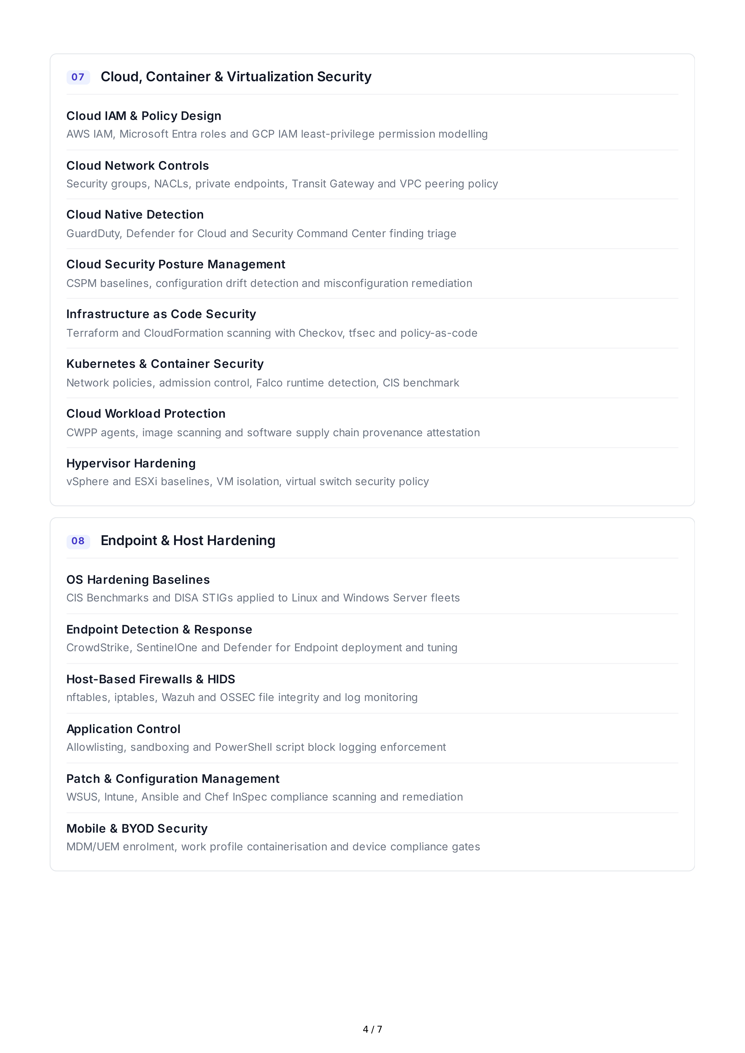 Network Security Technical Skills — page 4