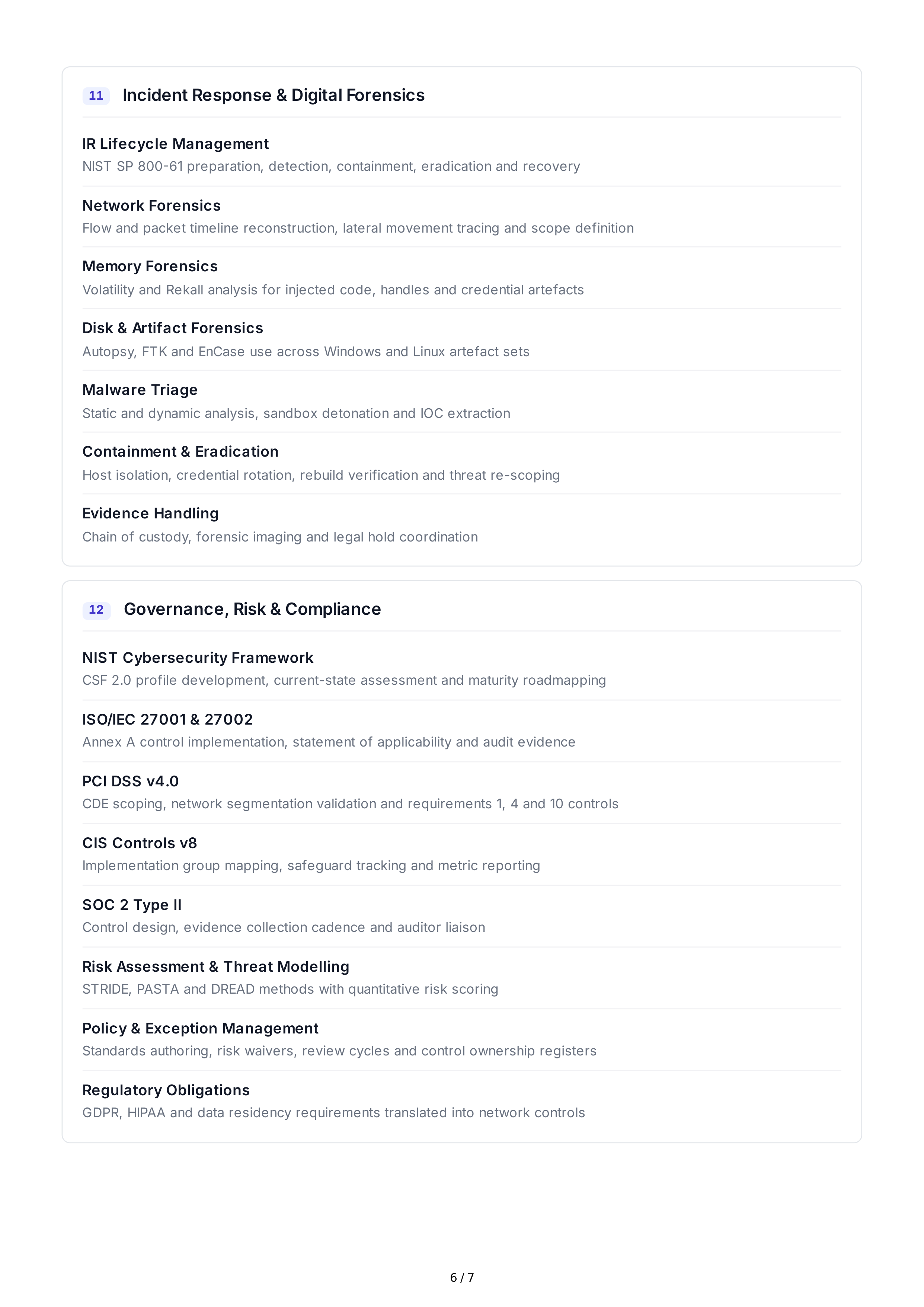 Network Security Technical Skills — page 6