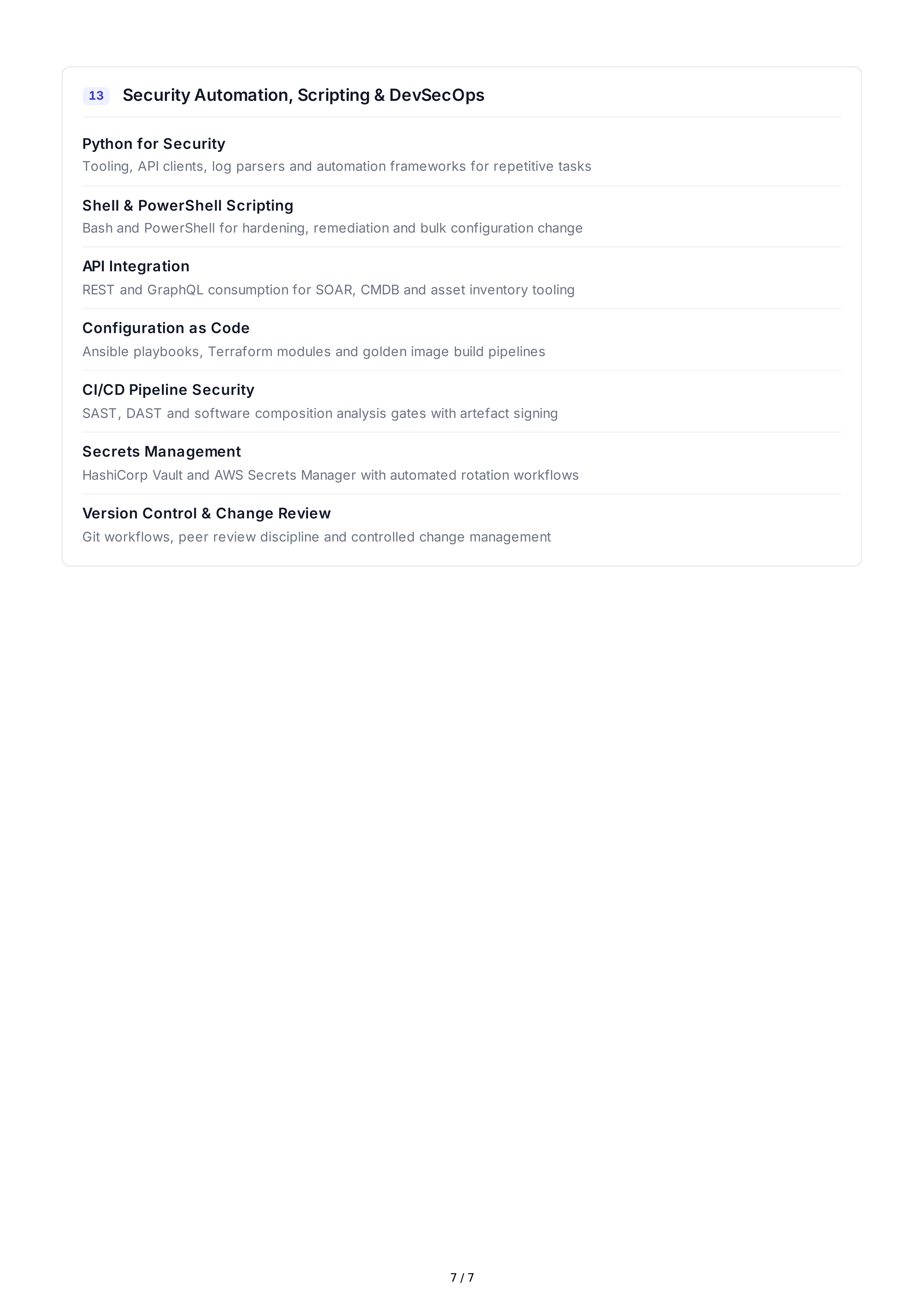 Network Security Technical Skills — page 7