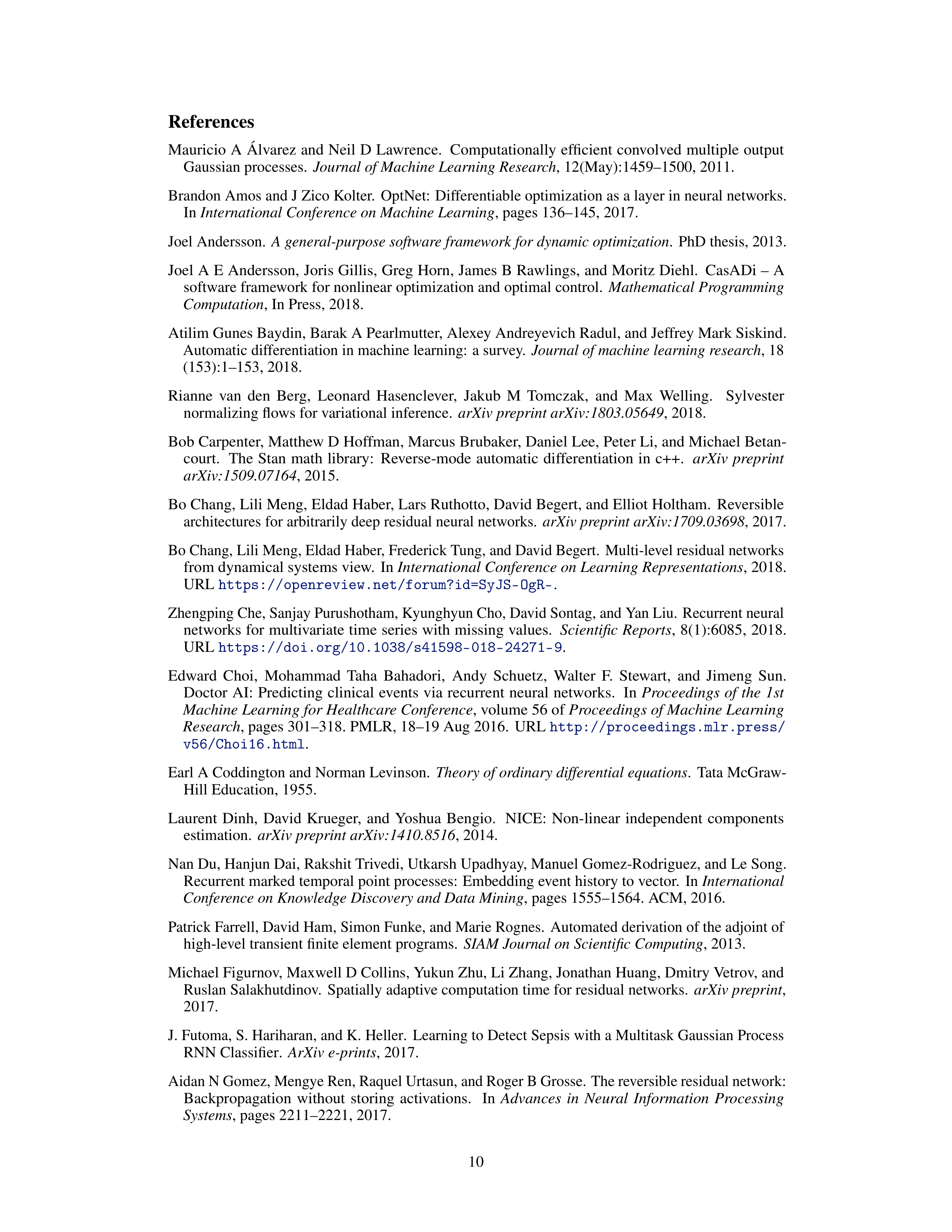 Neural Ordinary Differential Equations Research Paper by University of Toronto — page 10