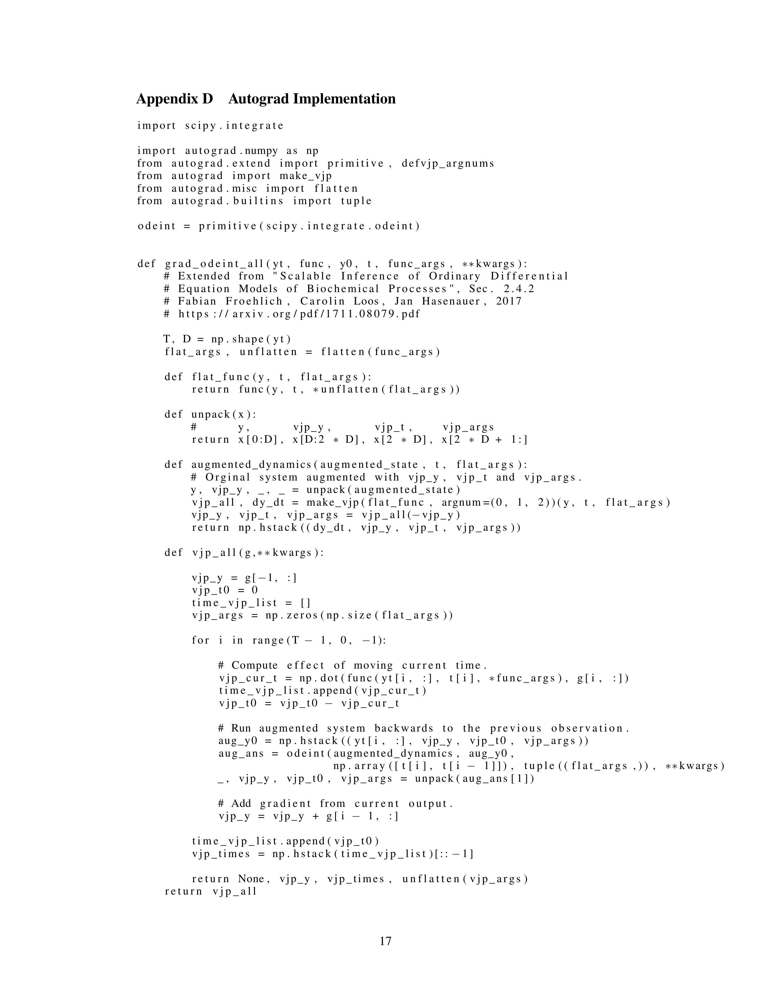 Neural Ordinary Differential Equations Research Paper by University of Toronto — page 17