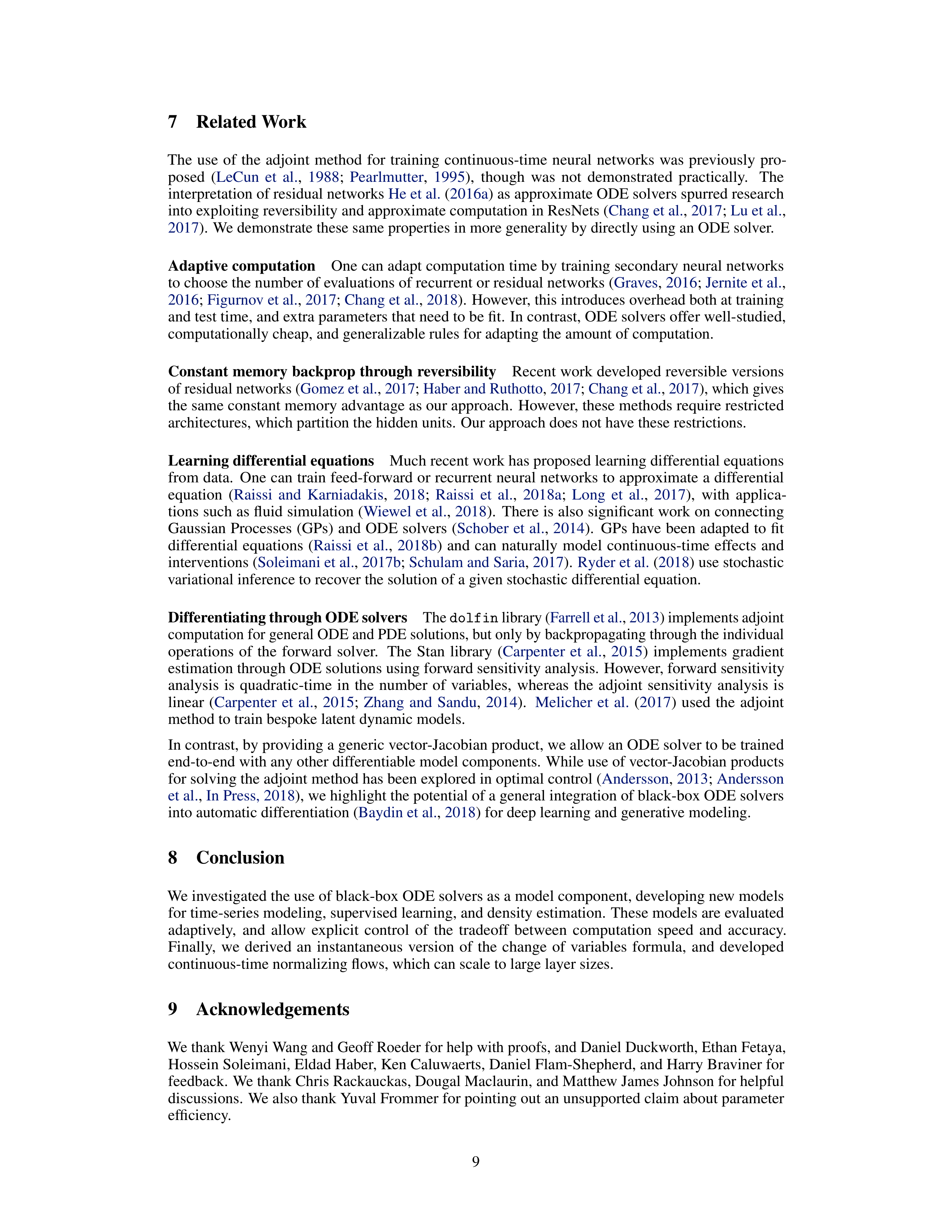 Neural Ordinary Differential Equations Research Paper by University of Toronto — page 9