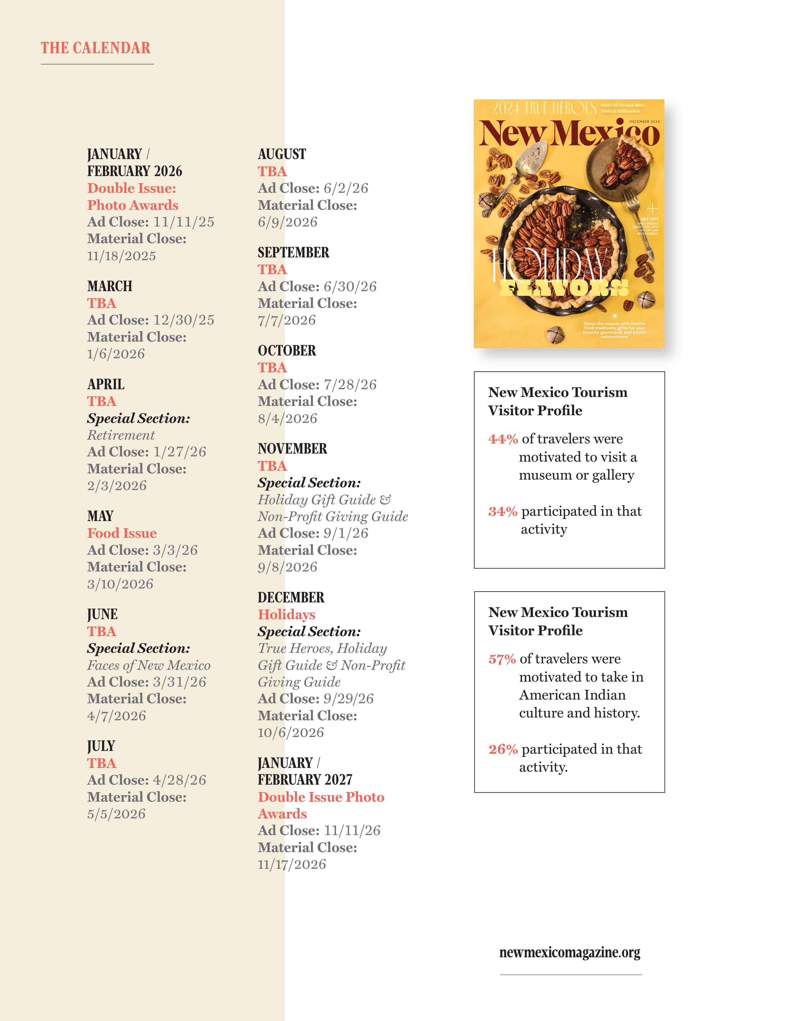 New Mexico Magazine Advertising Media Kit — page 4