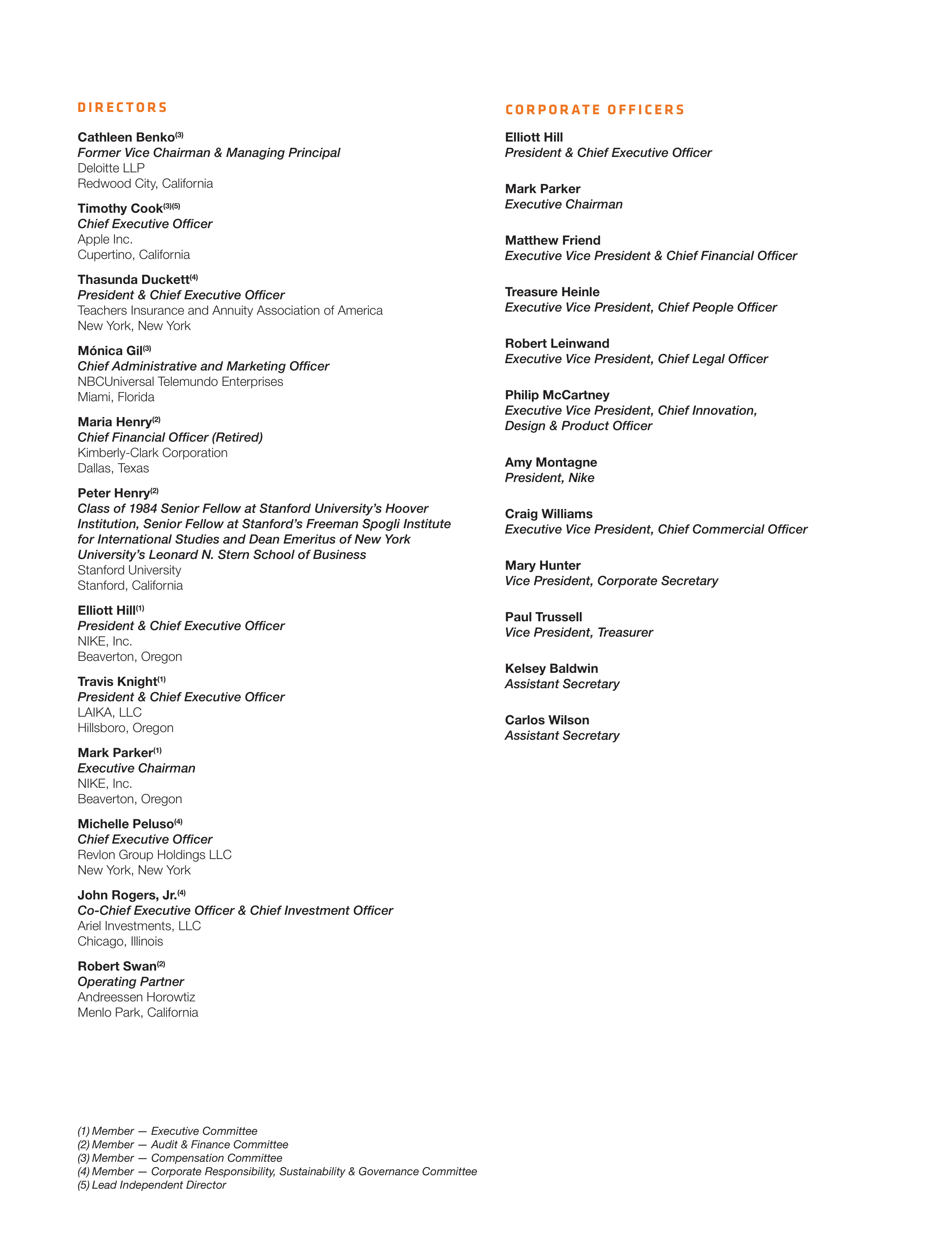 Nike Annual Report — page 100