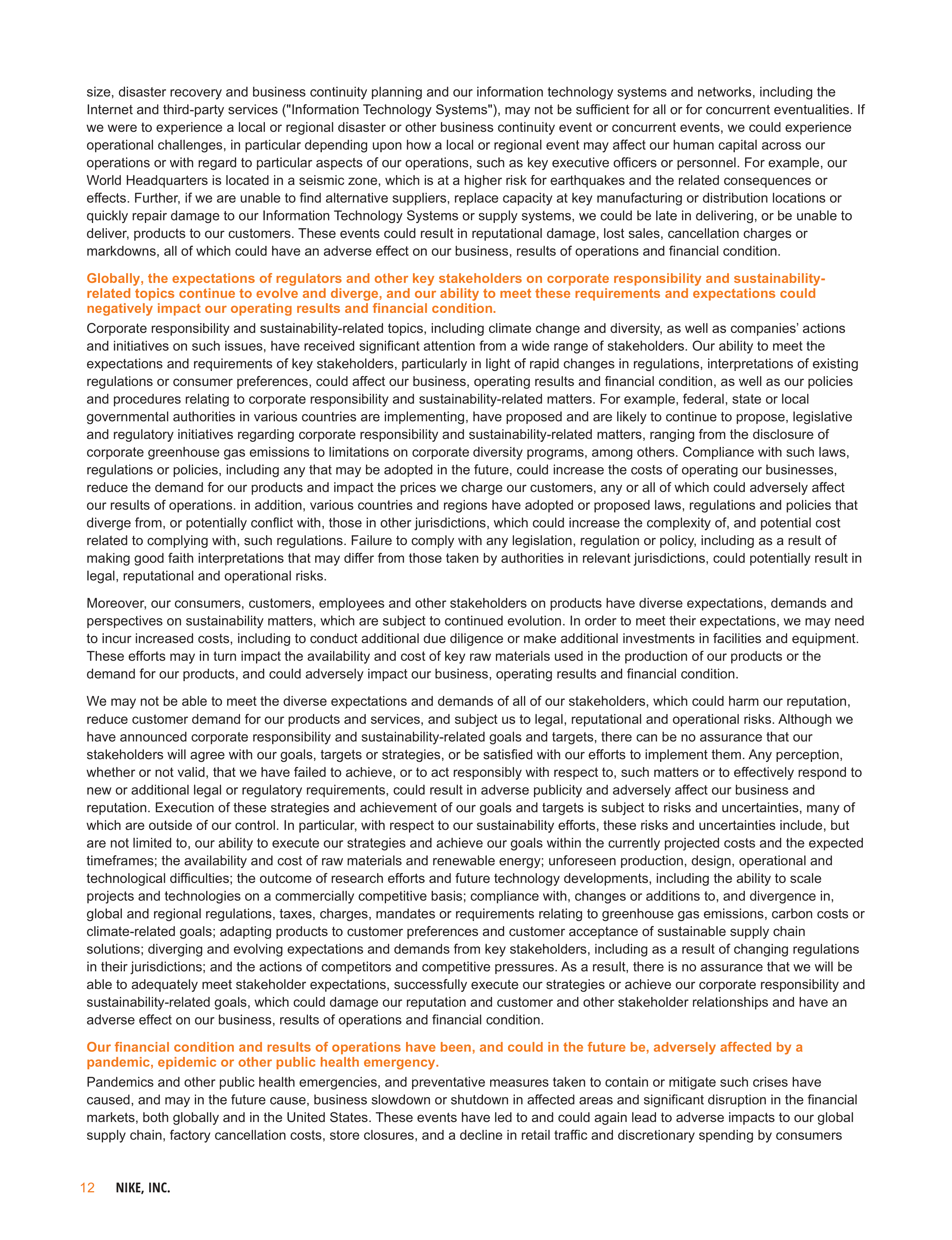 Nike Annual Report — page 15