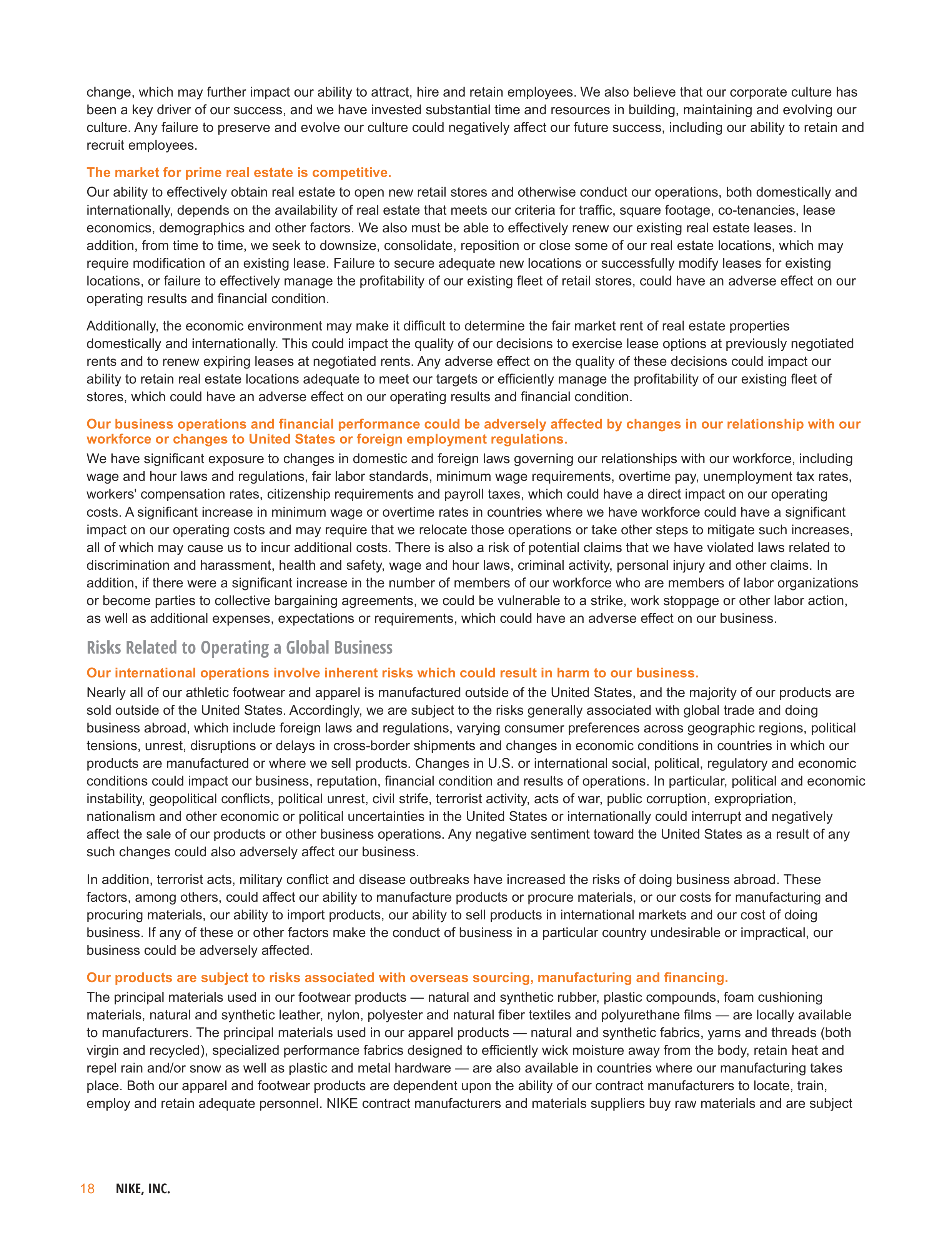 Nike Annual Report — page 21