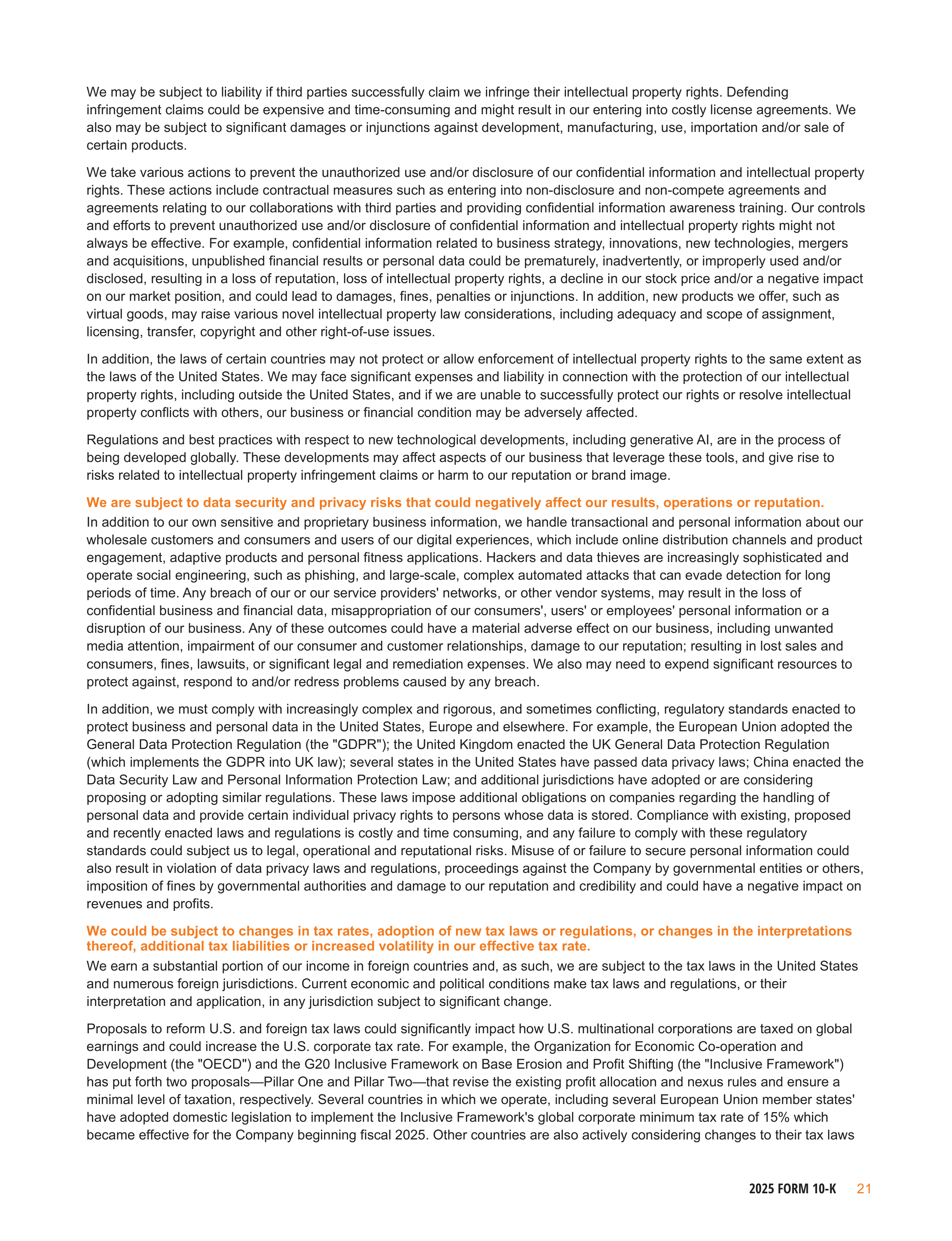 Nike Annual Report — page 24