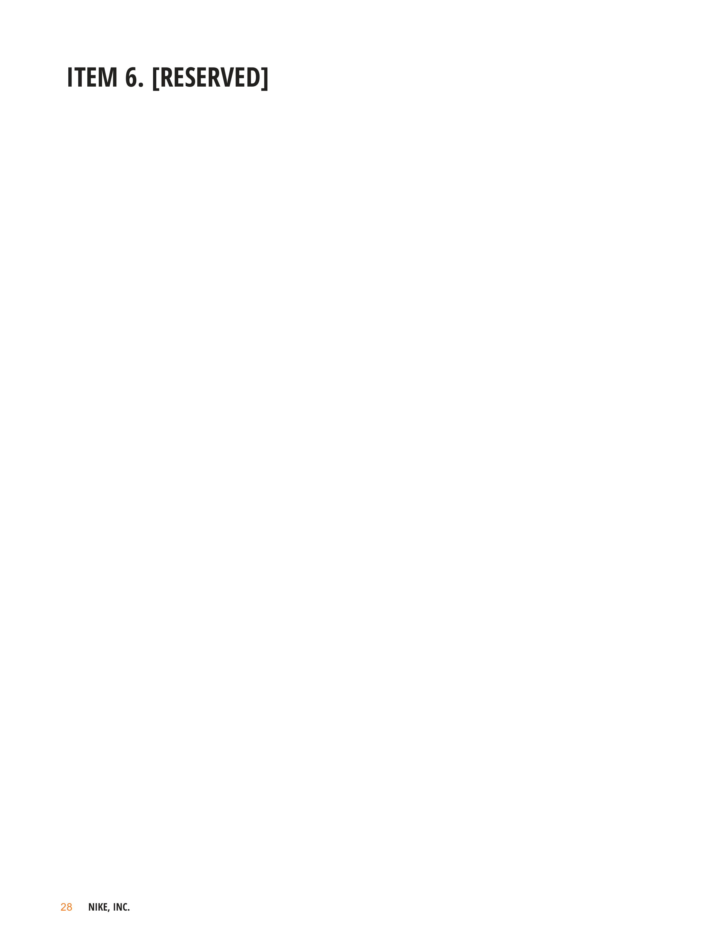 Nike Annual Report — page 31