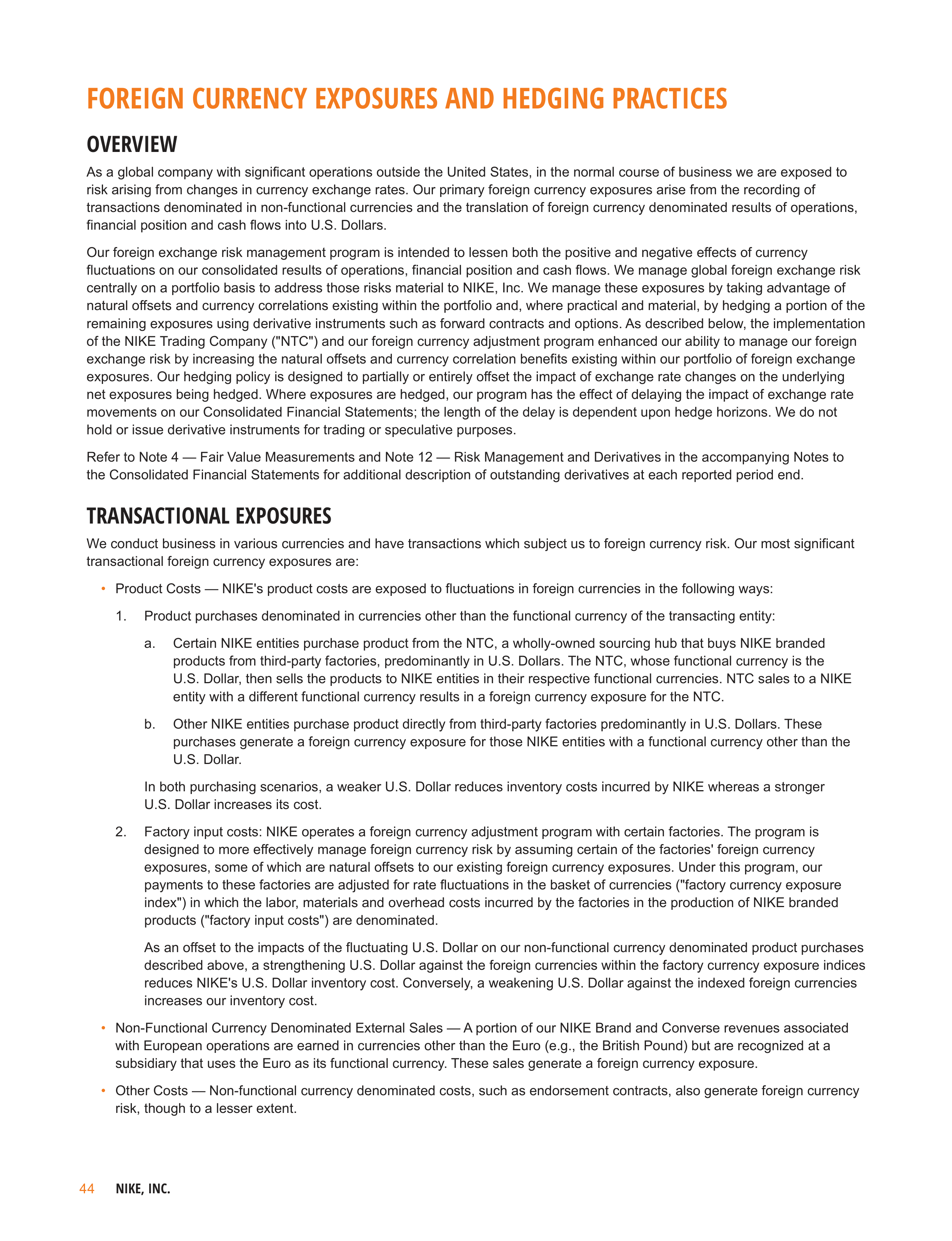 Nike Annual Report — page 47