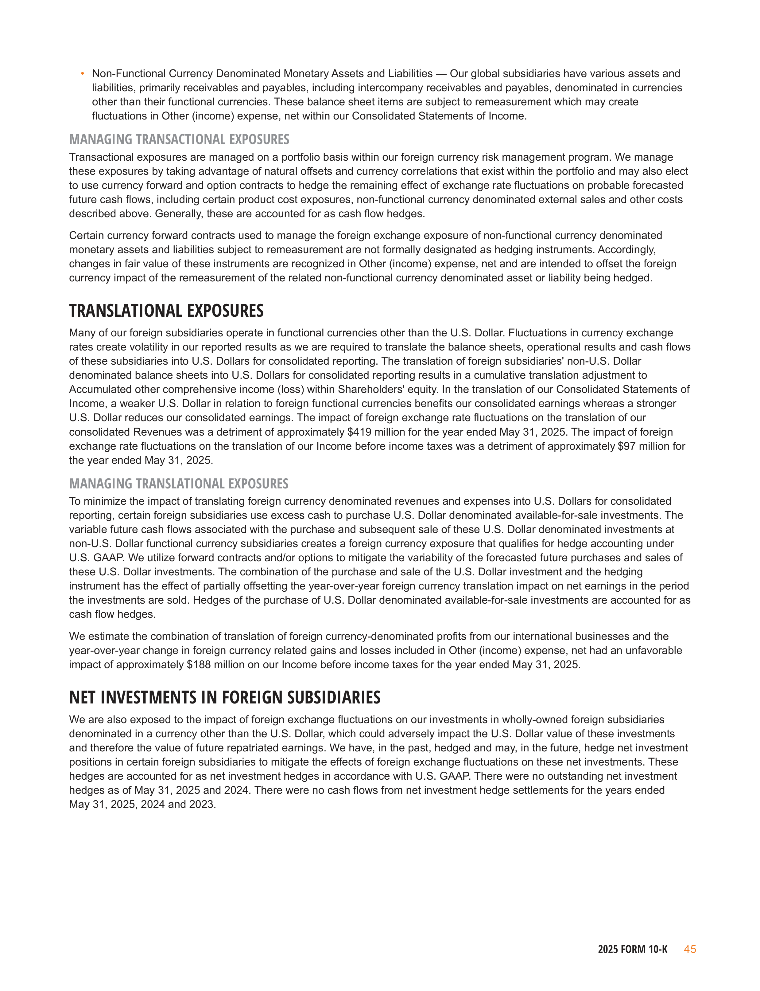 Nike Annual Report — page 48