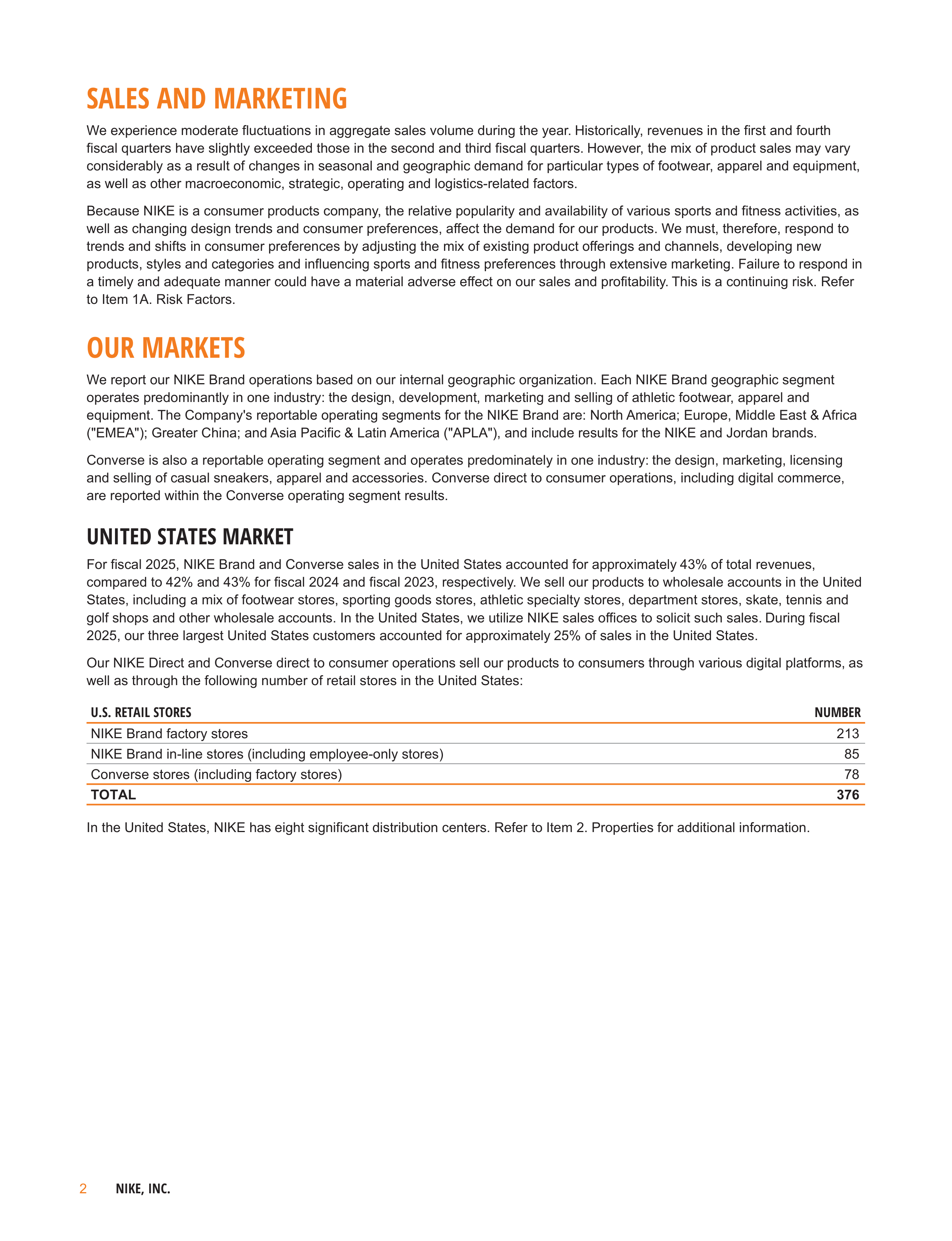 Nike Annual Report — page 5