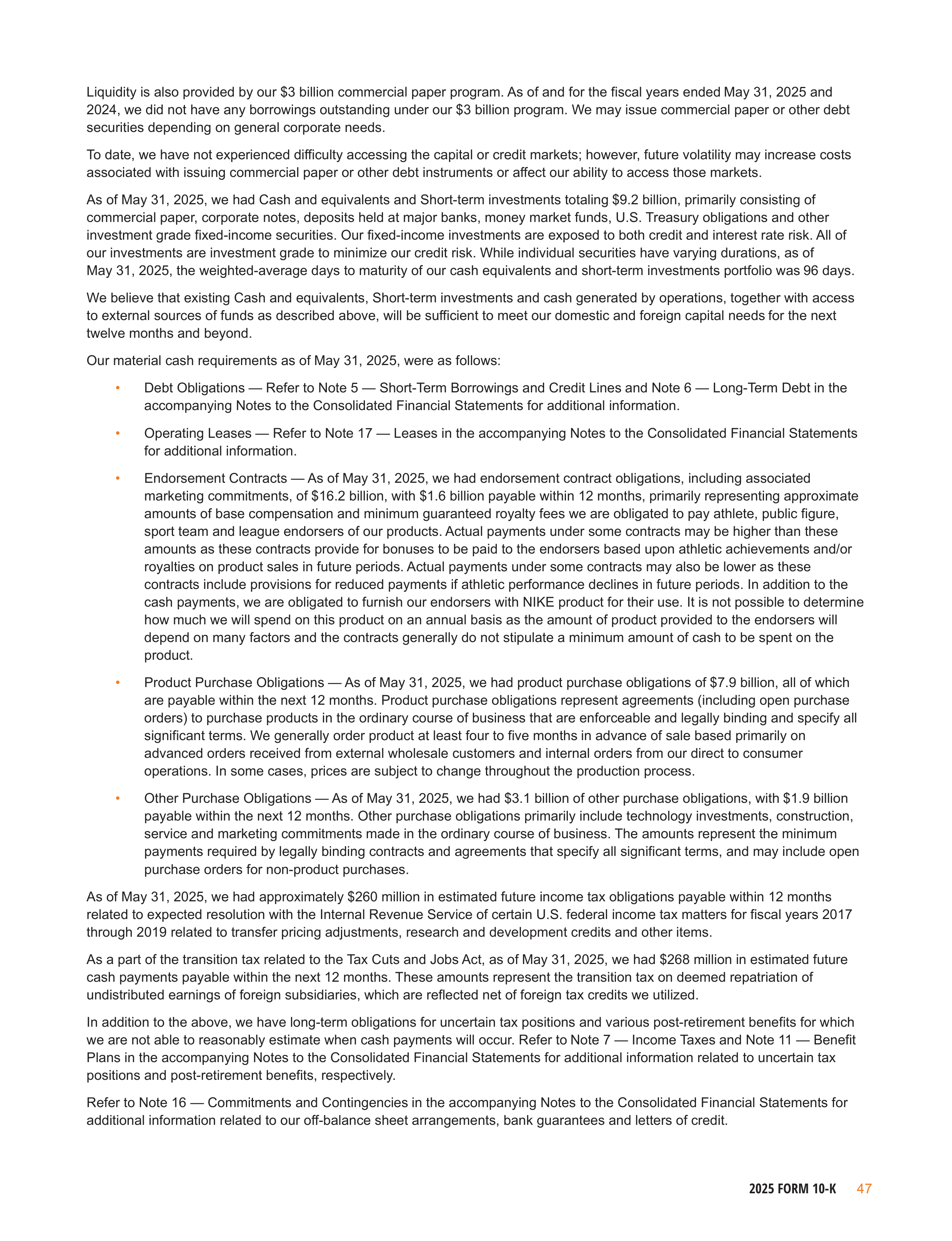 Nike Annual Report — page 50