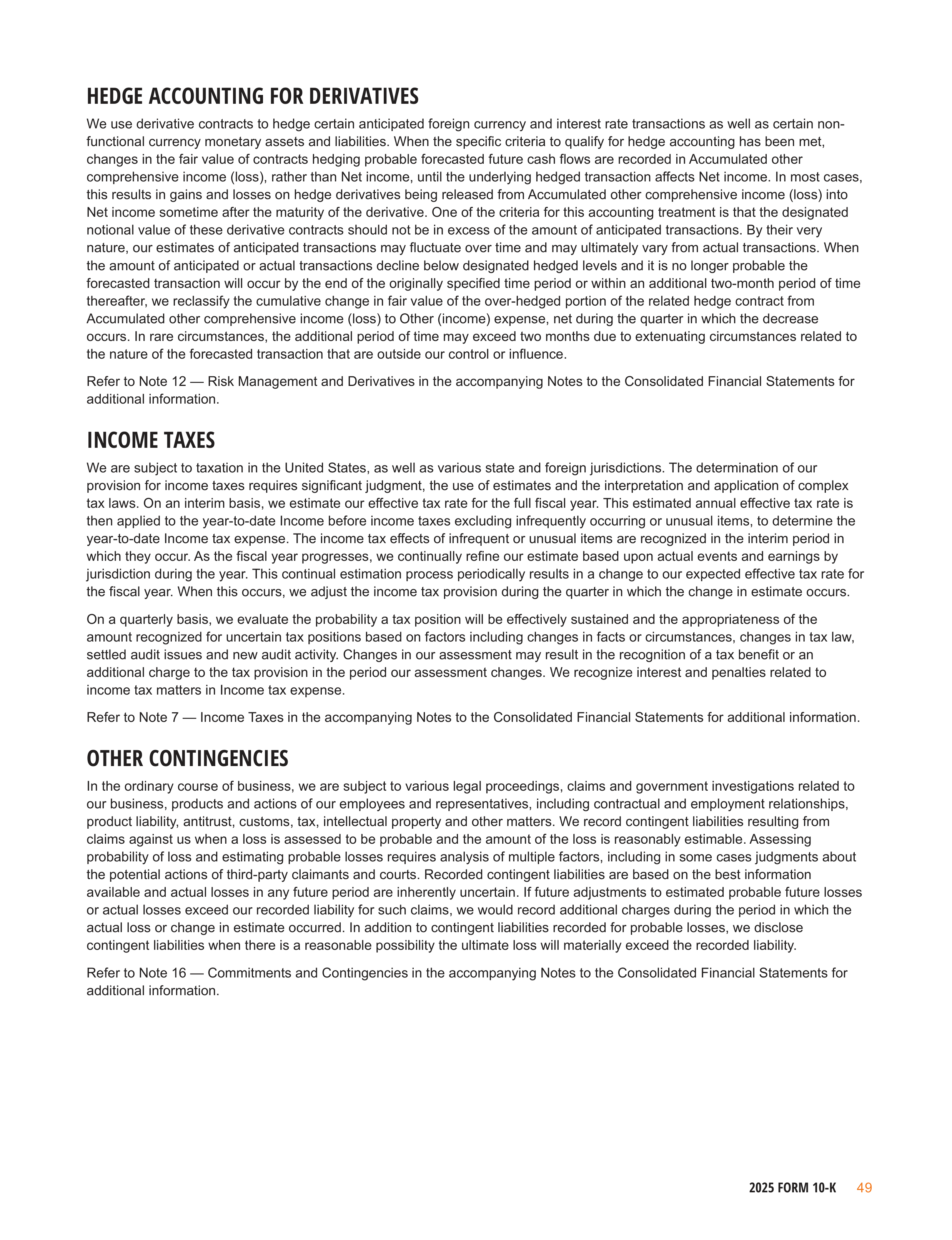 Nike Annual Report — page 52