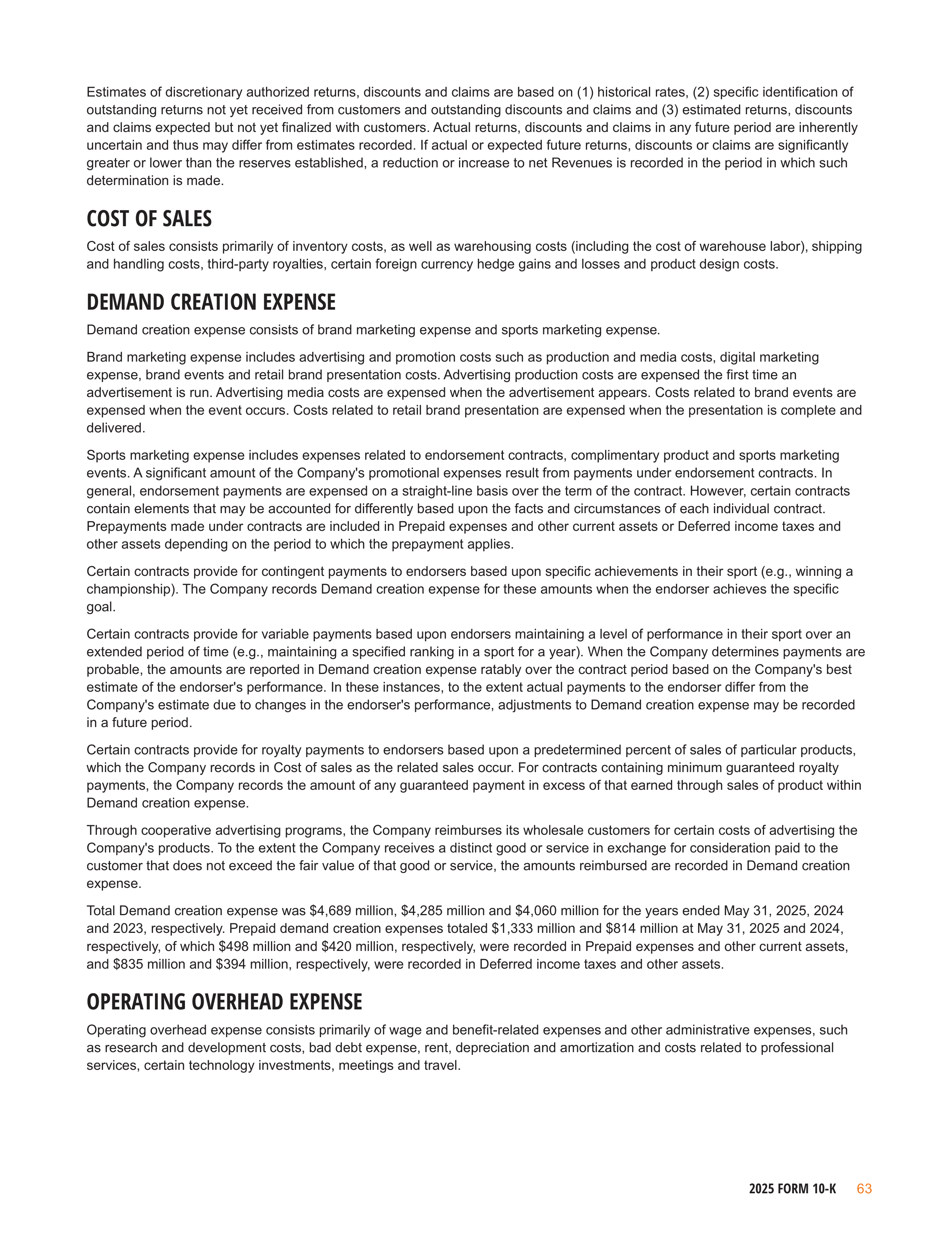 Nike Annual Report — page 66