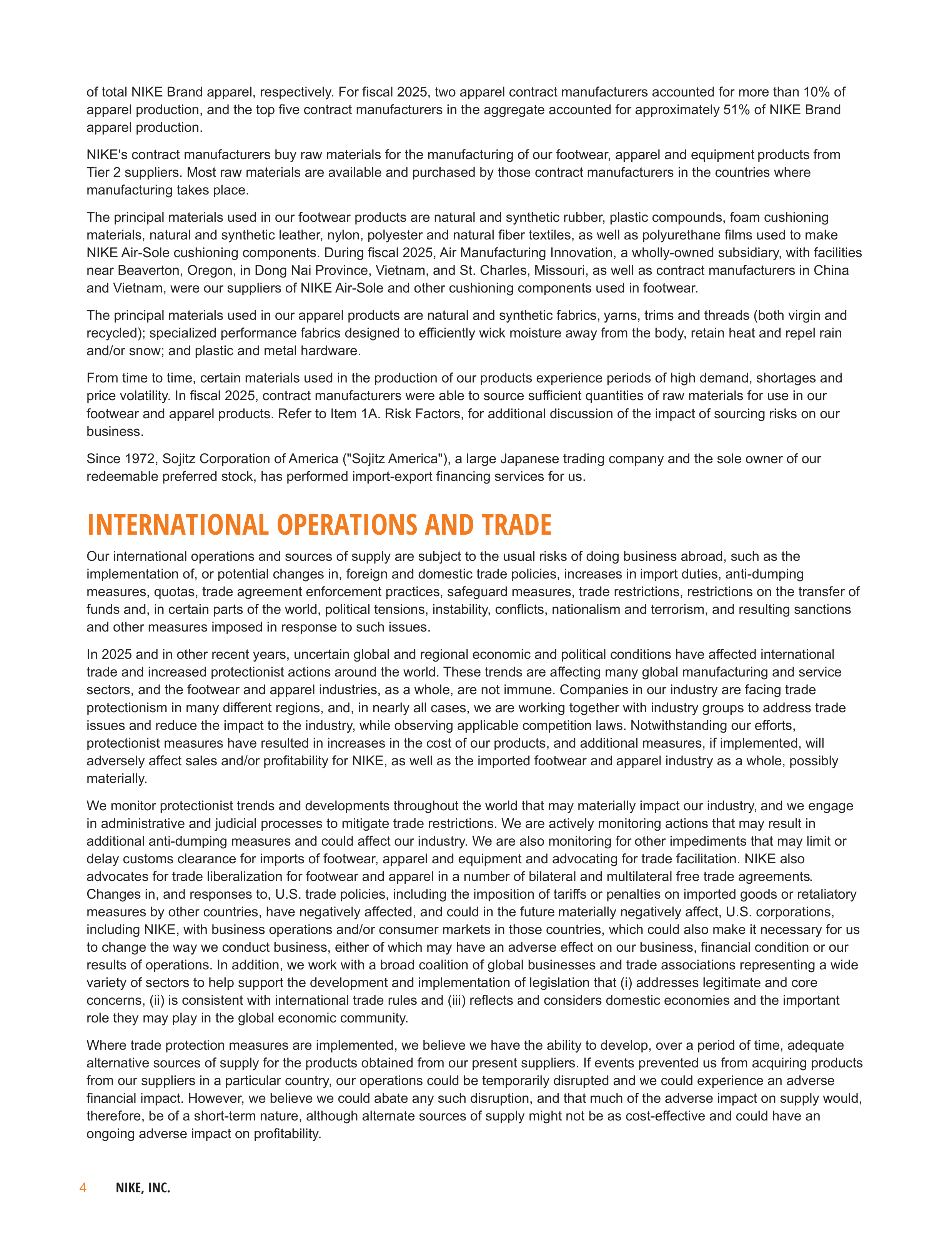 Nike Annual Report — page 7