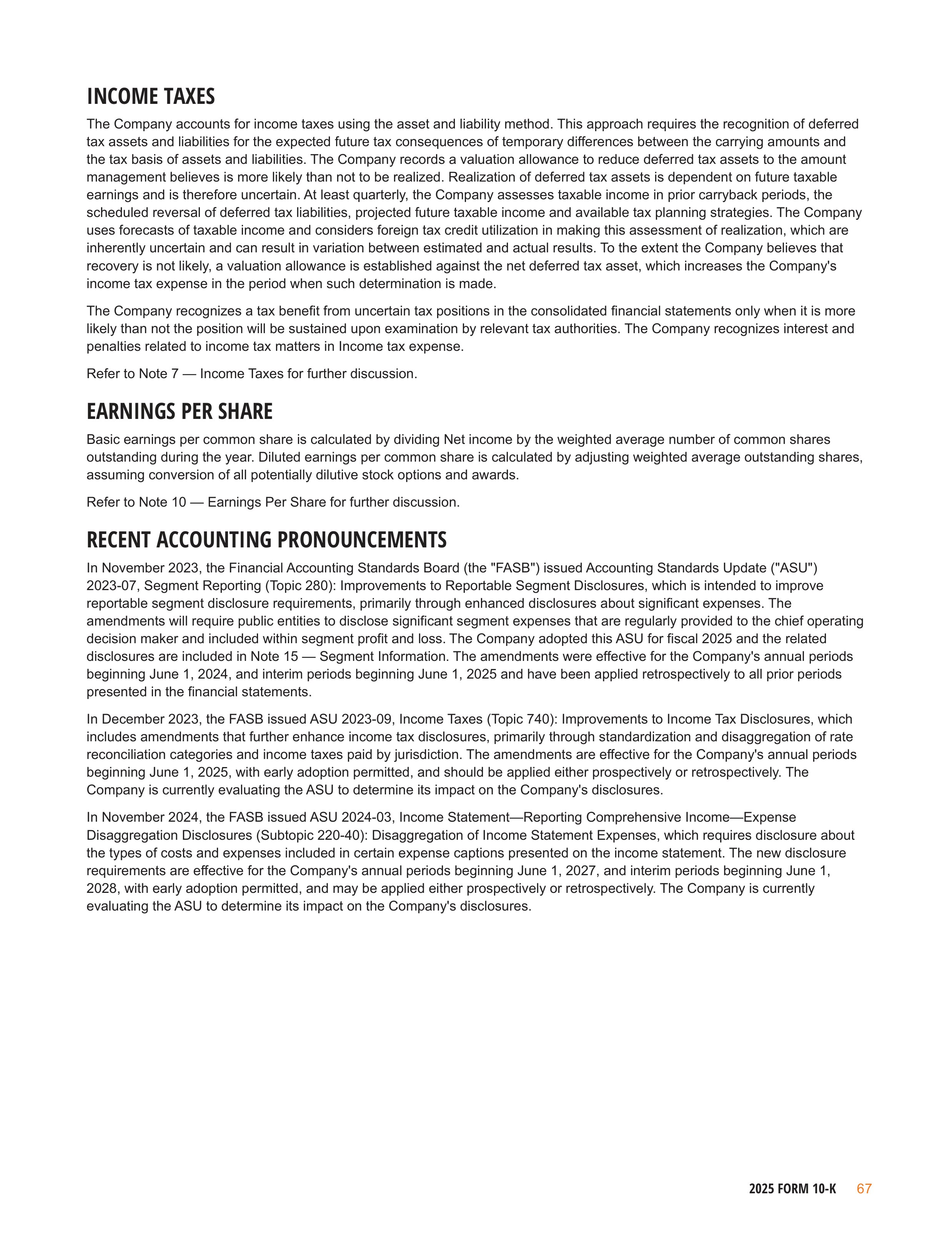 Nike Annual Report — page 70