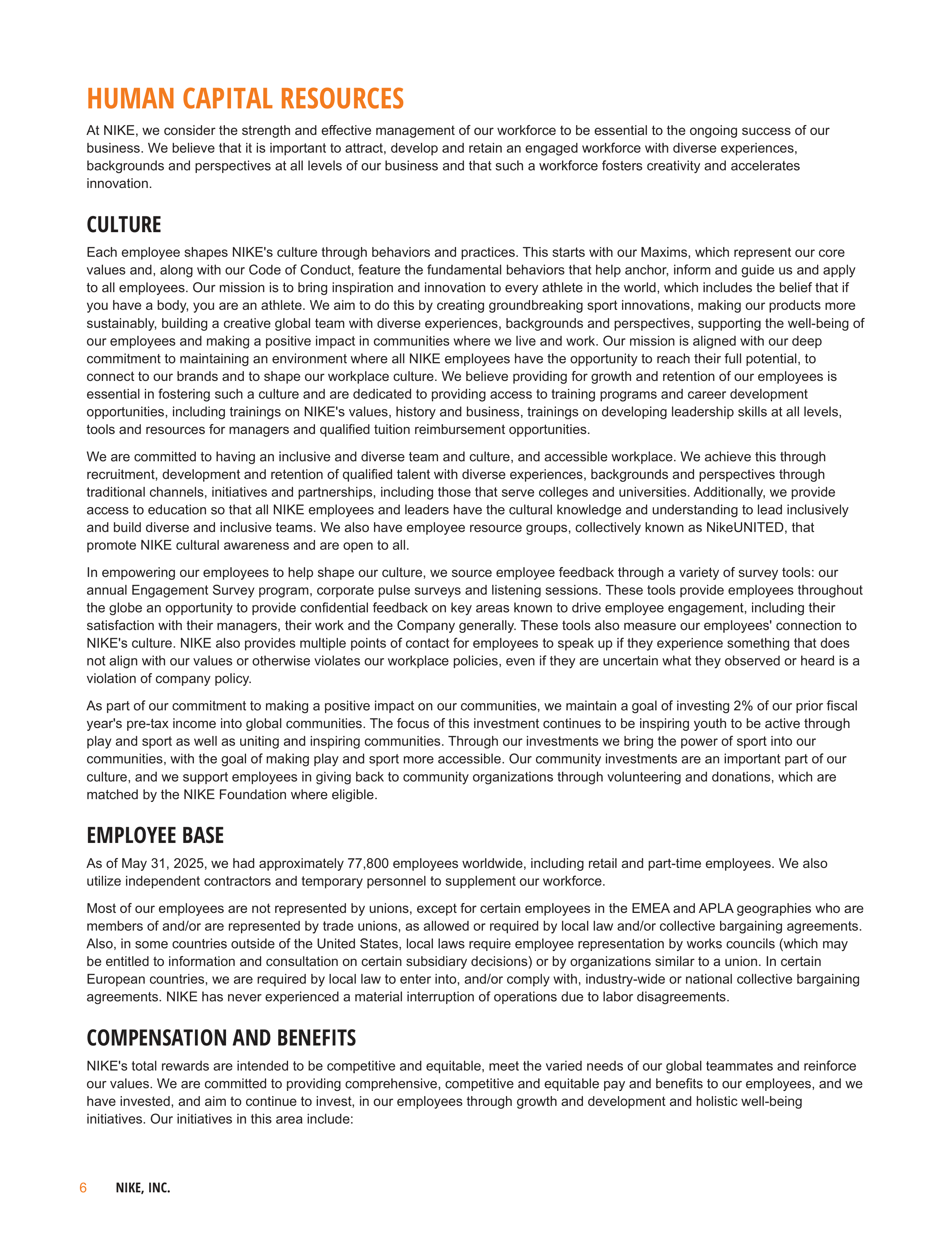 Nike Annual Report — page 9