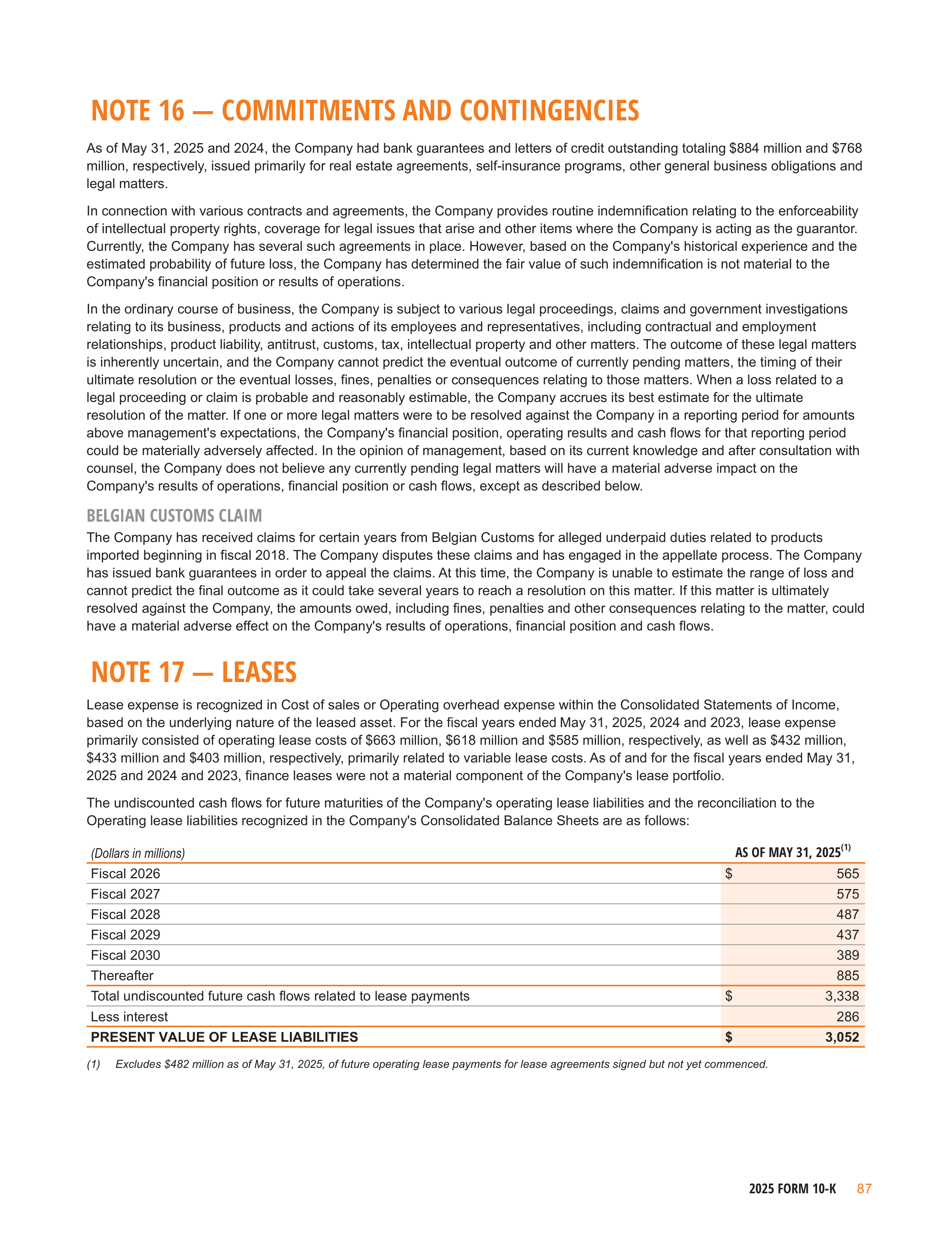 Nike Annual Report — page 90