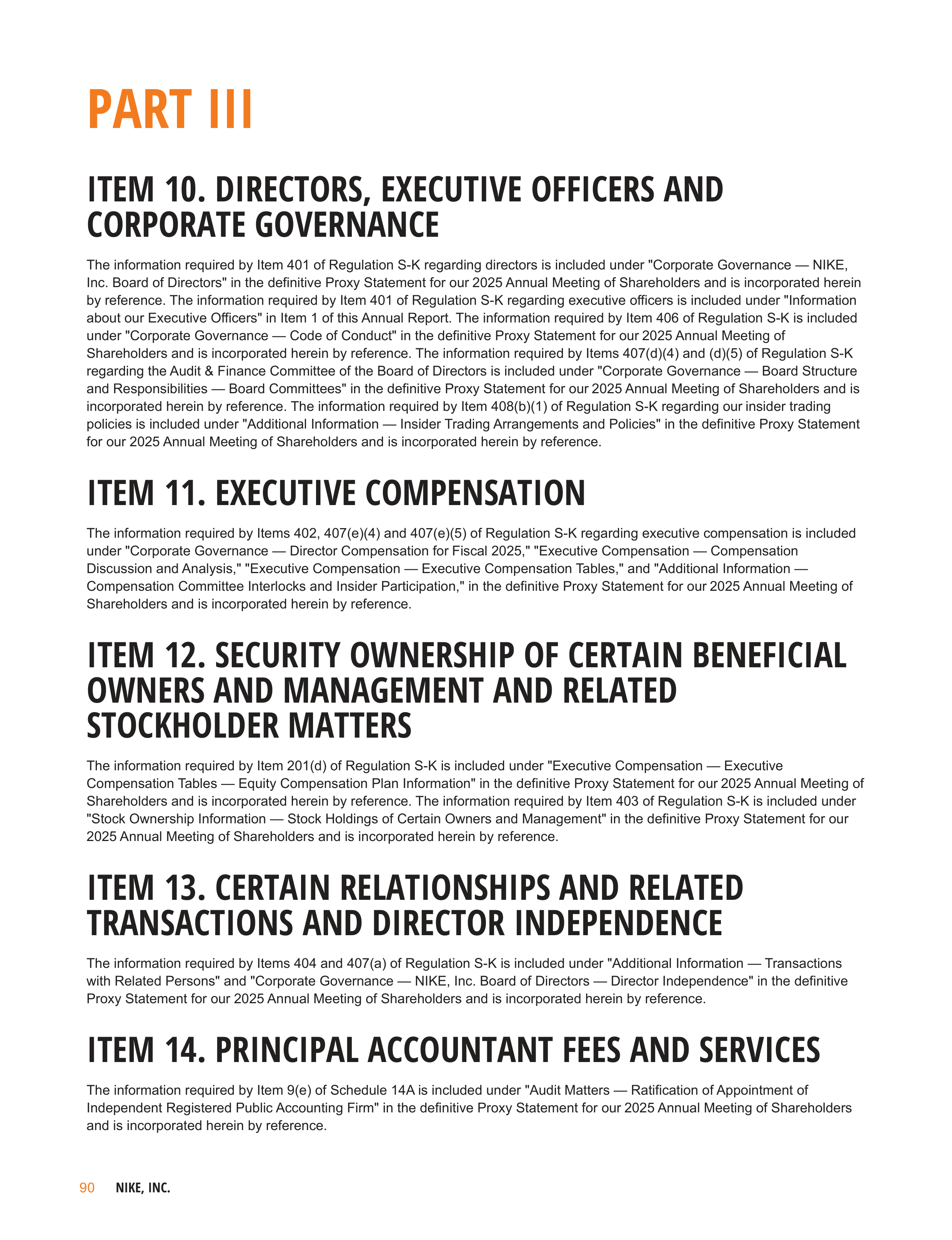 Nike Annual Report — page 93