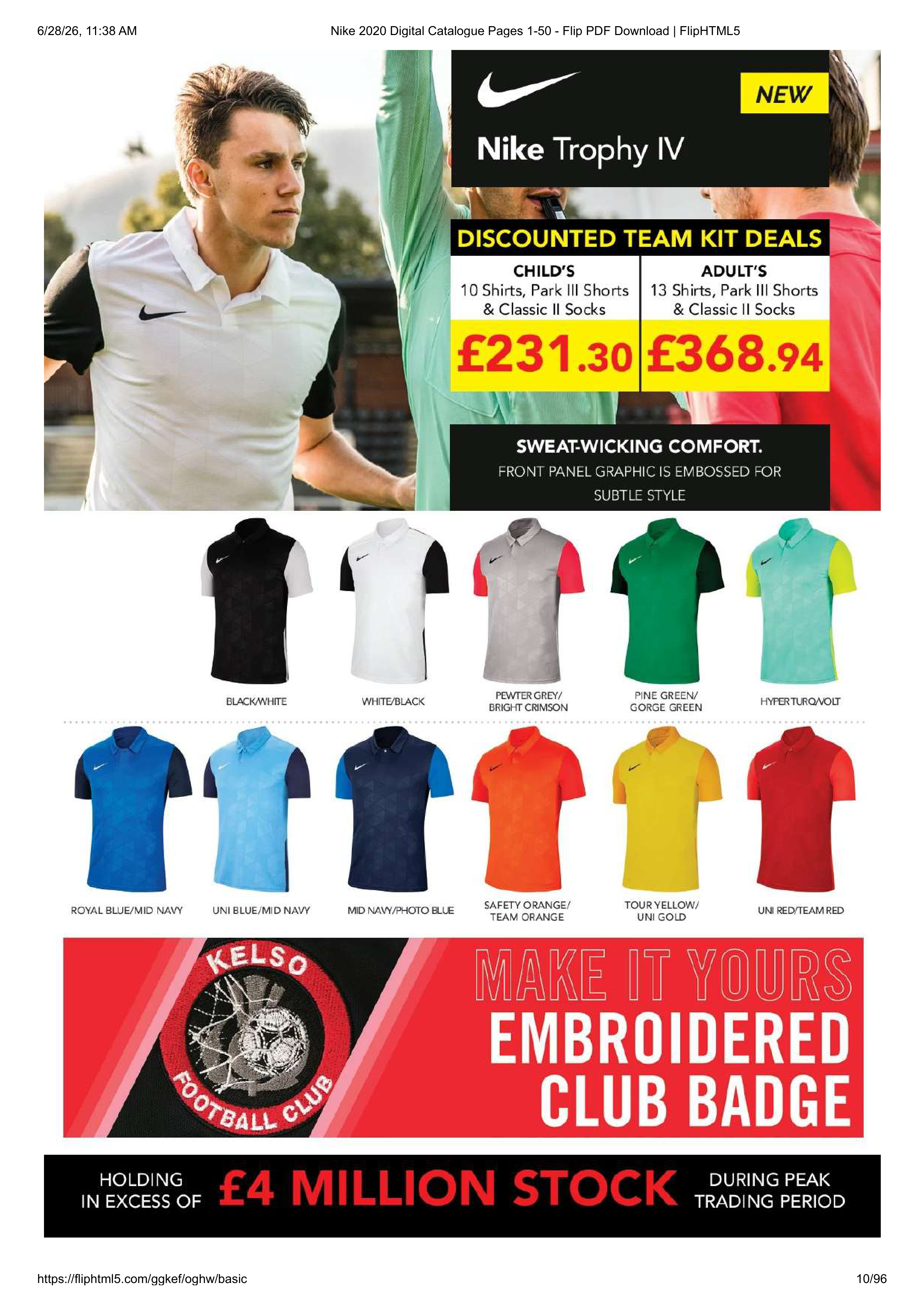 Nike Teamwear Magazine — page 10