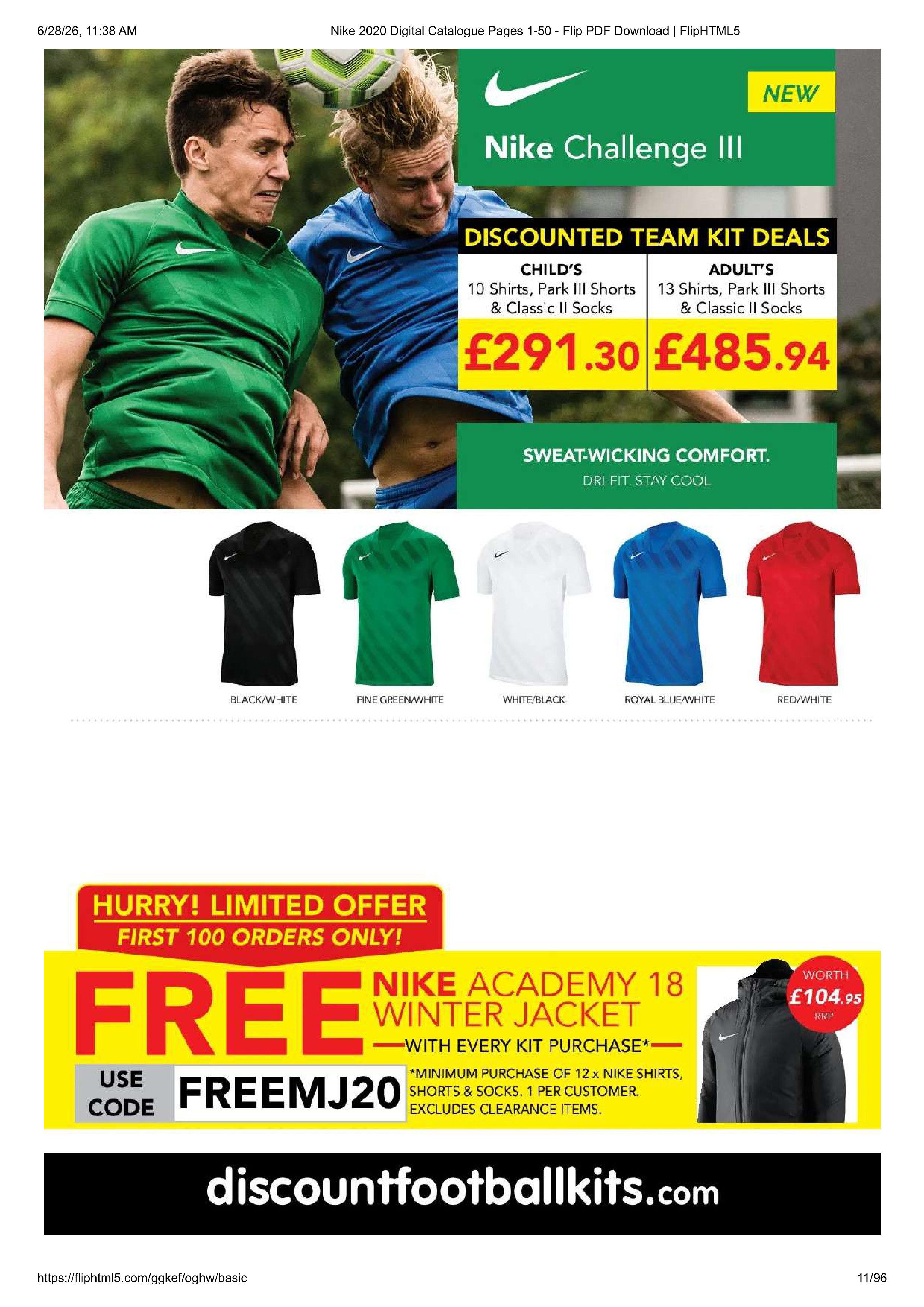Nike Teamwear Magazine — page 11
