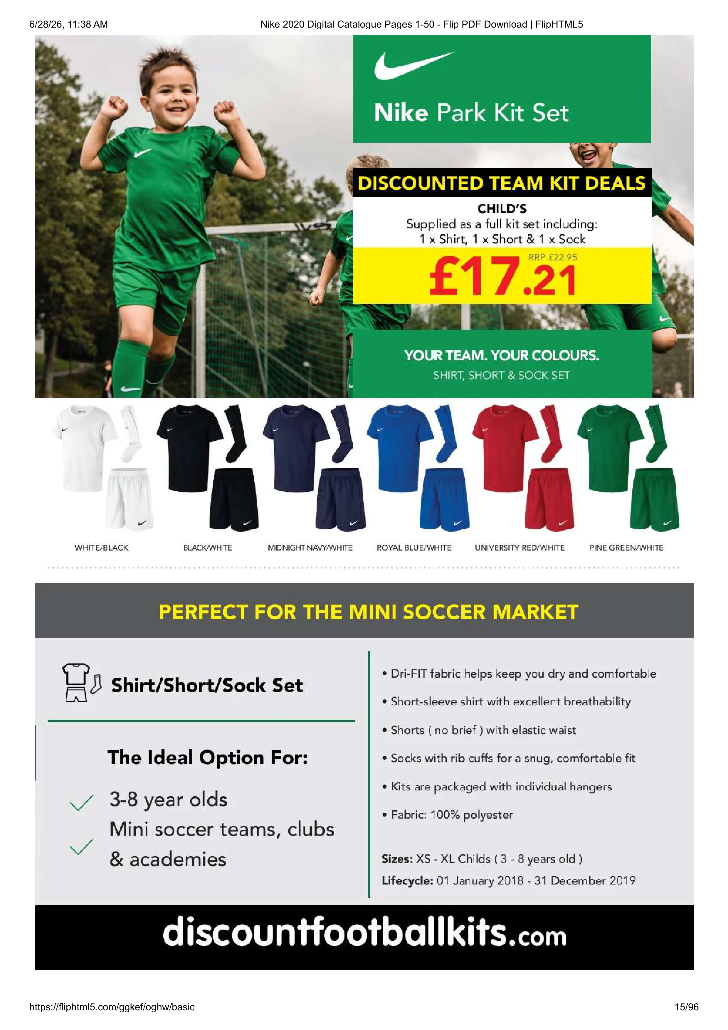 Nike Teamwear Magazine — page 15