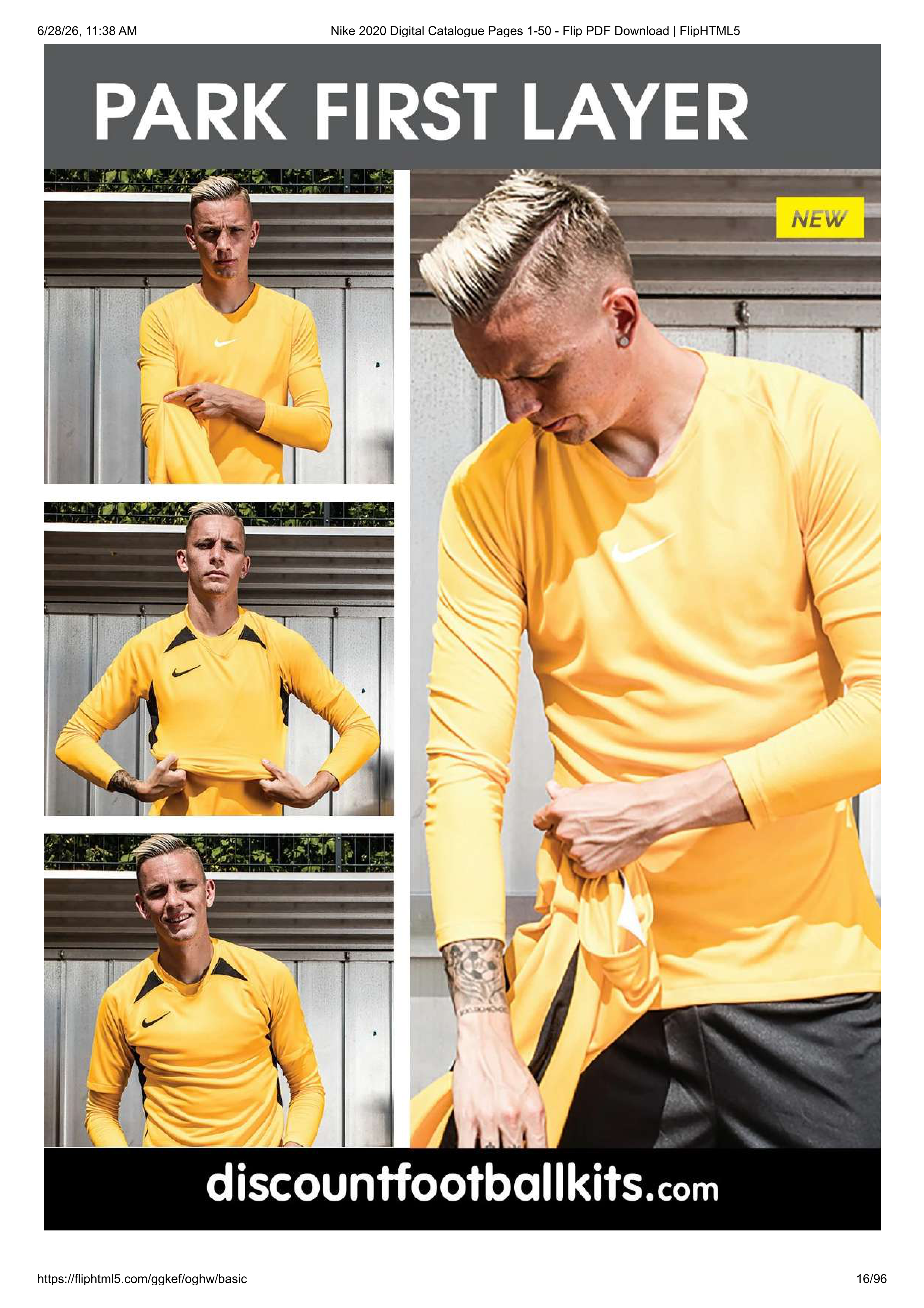 Nike Teamwear Magazine — page 16