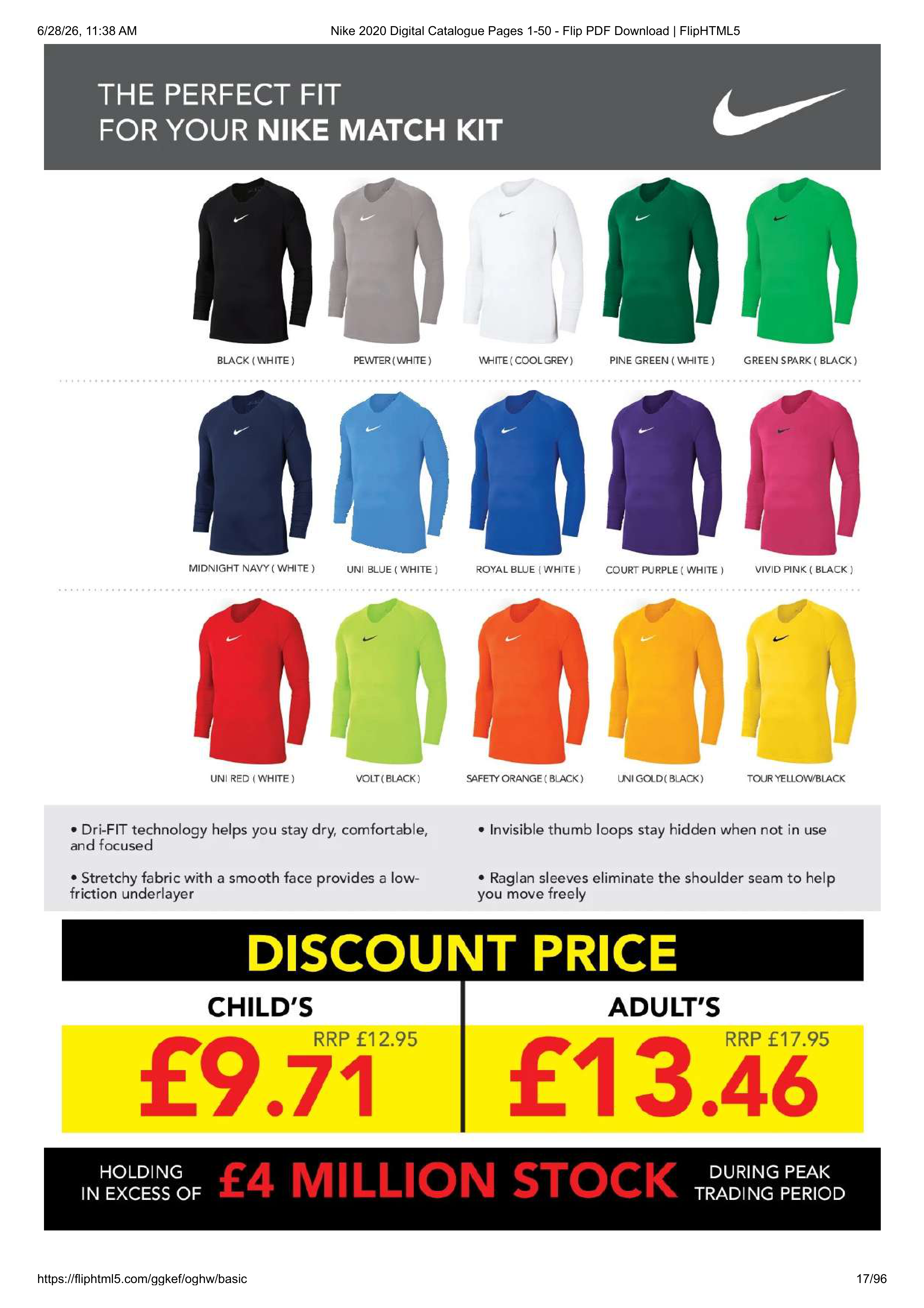 Nike Teamwear Magazine — page 17
