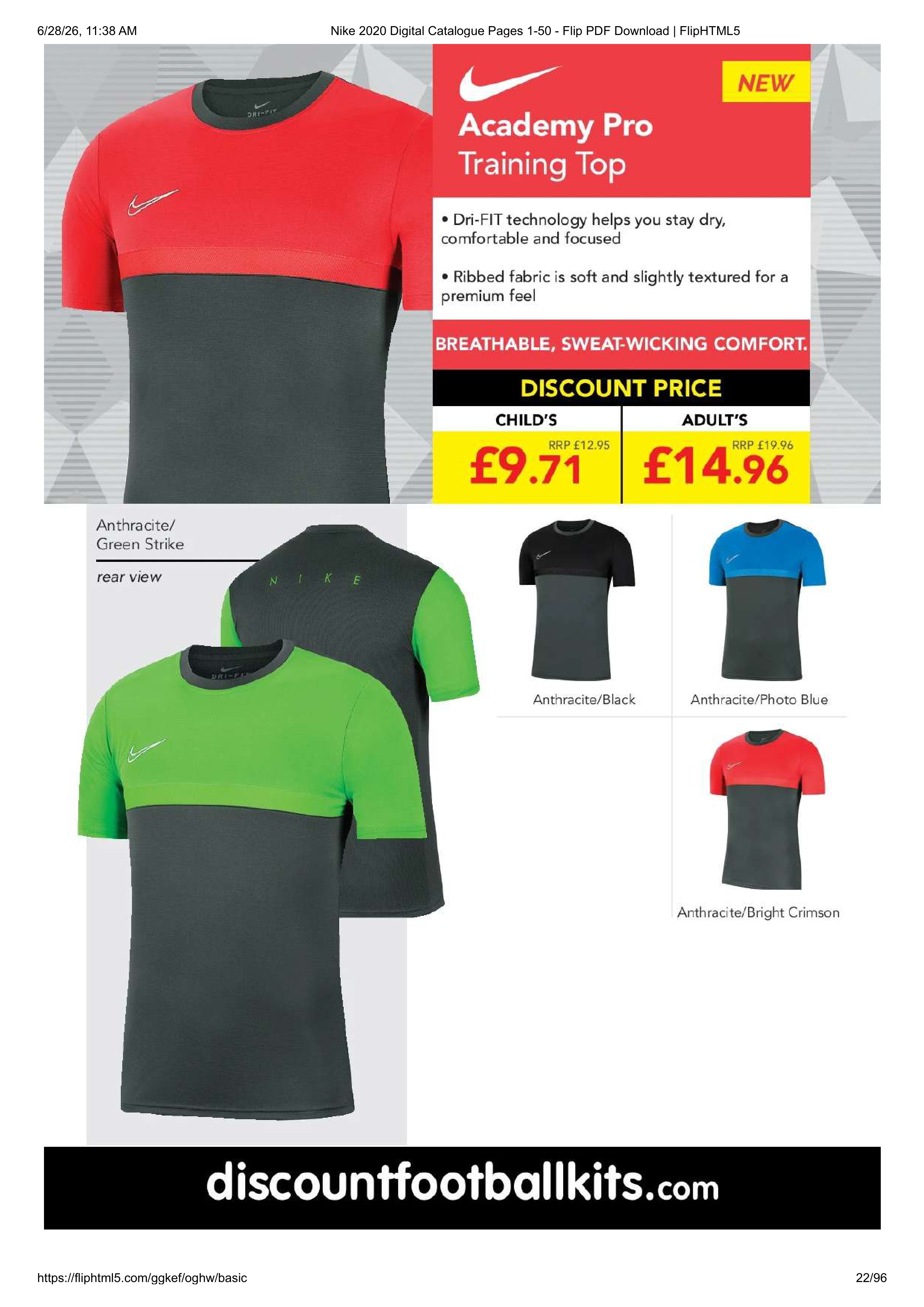 Nike Teamwear Magazine — page 22