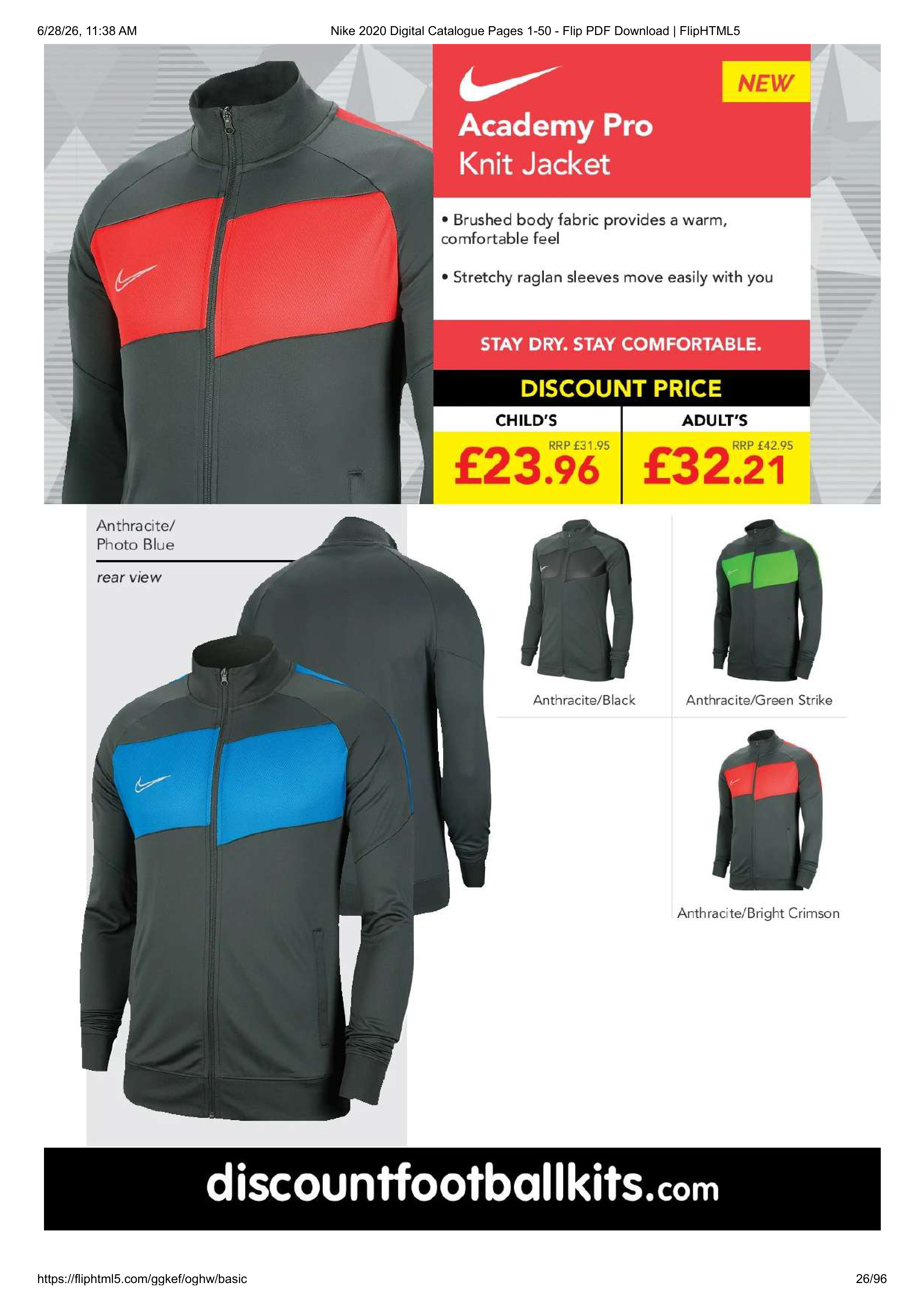 Nike Teamwear Magazine — page 26