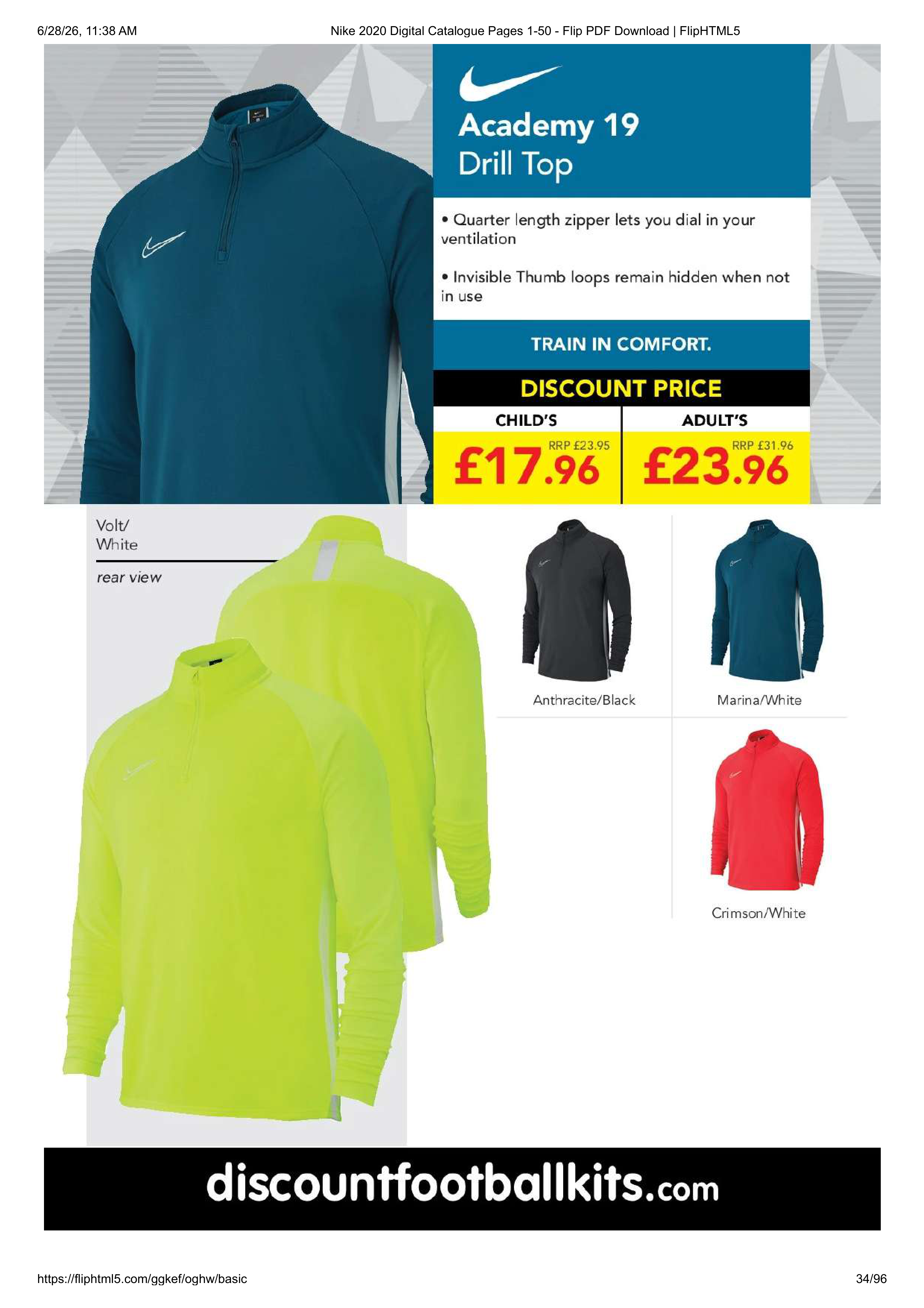 Nike Teamwear Magazine — page 34
