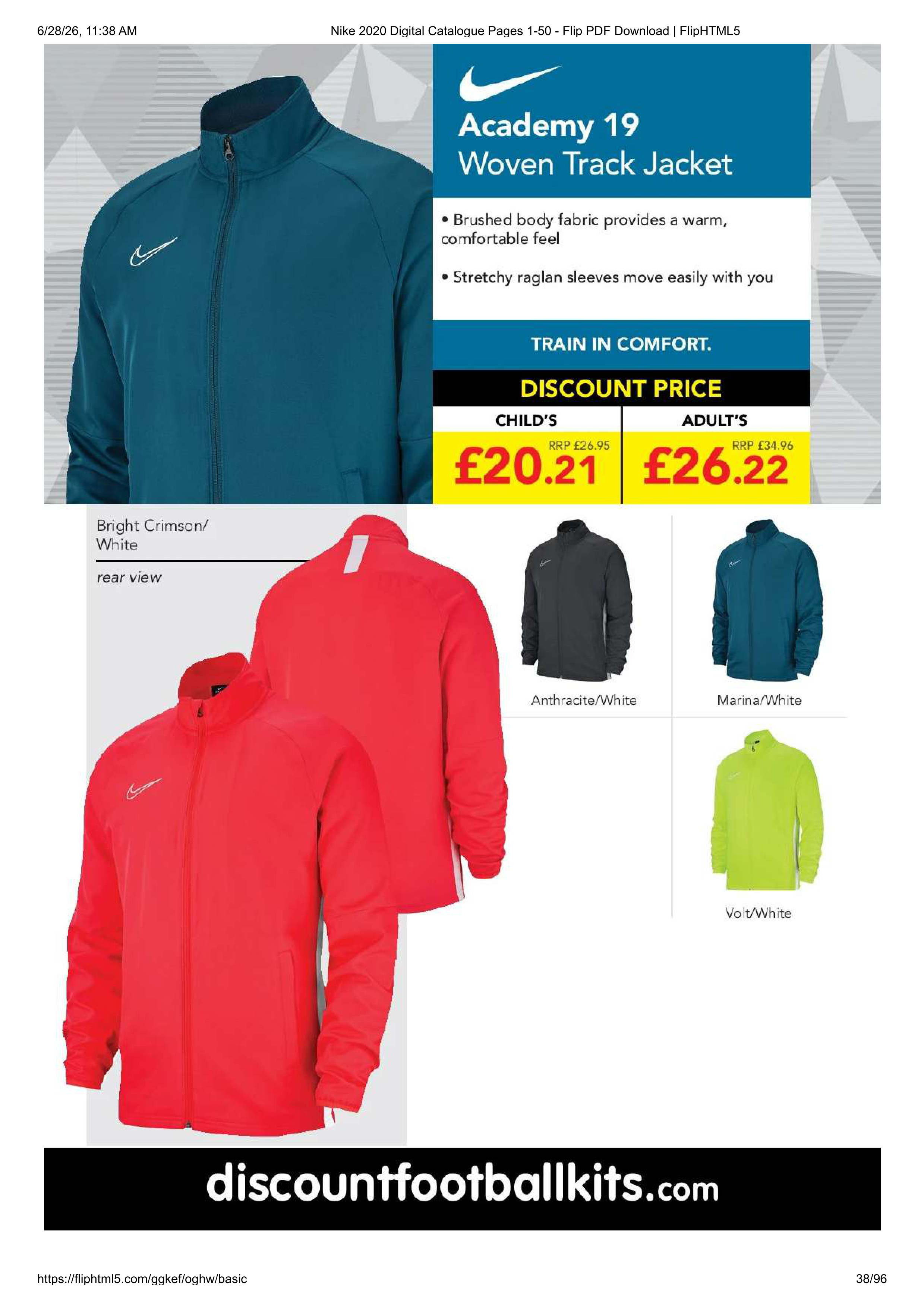 Nike Teamwear Magazine — page 38