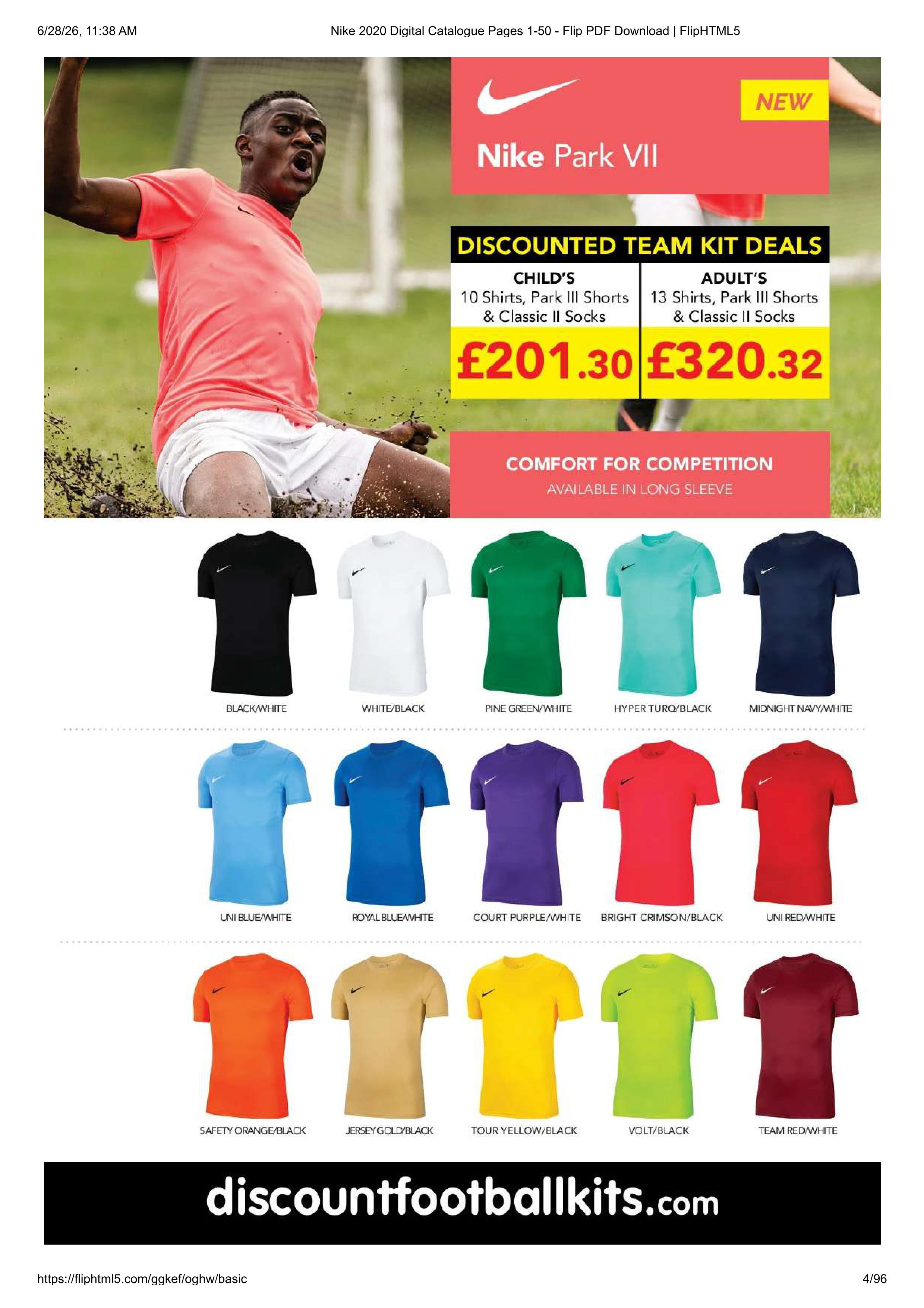 Nike Teamwear Magazine — page 4