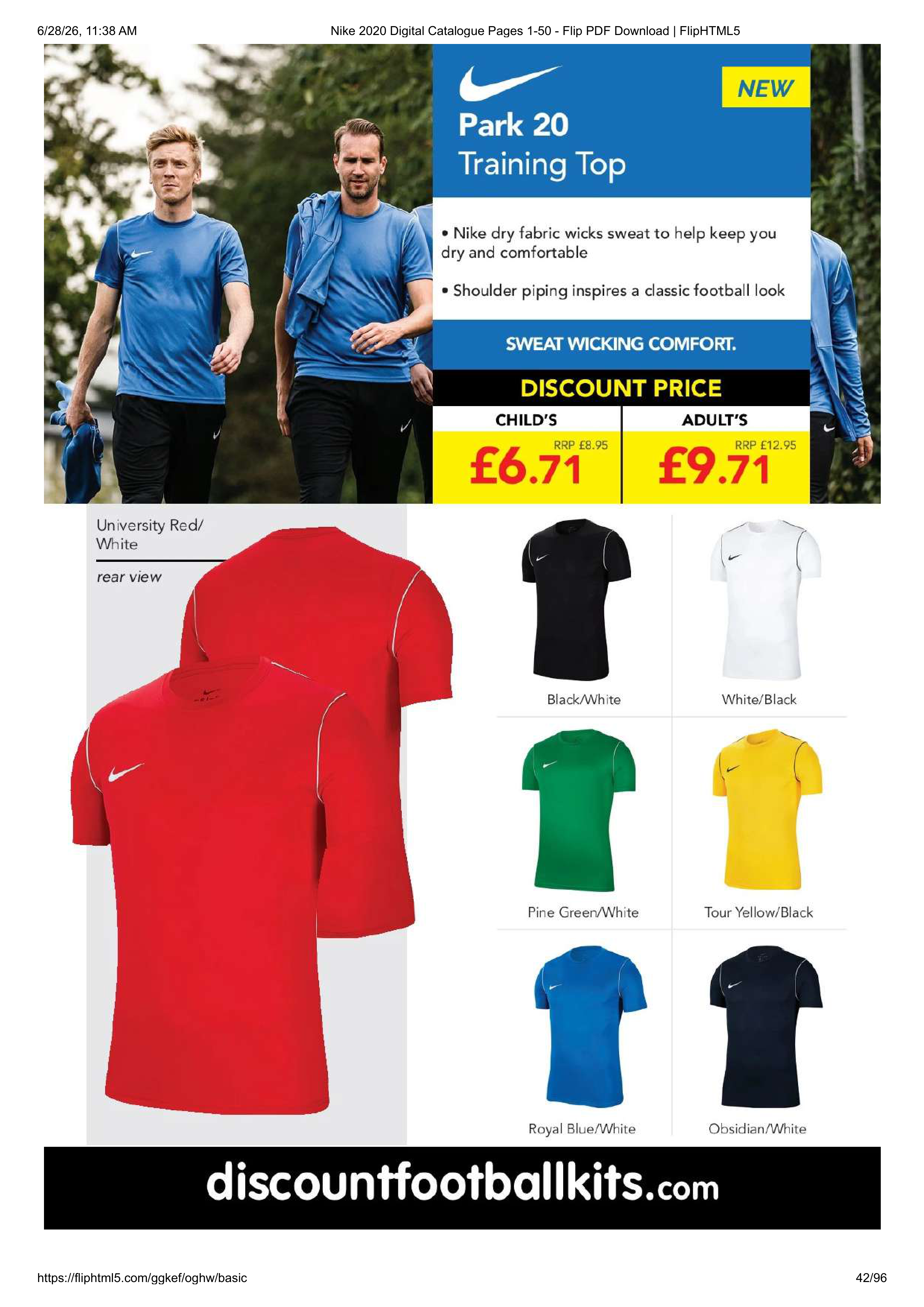 Nike Teamwear Magazine — page 42