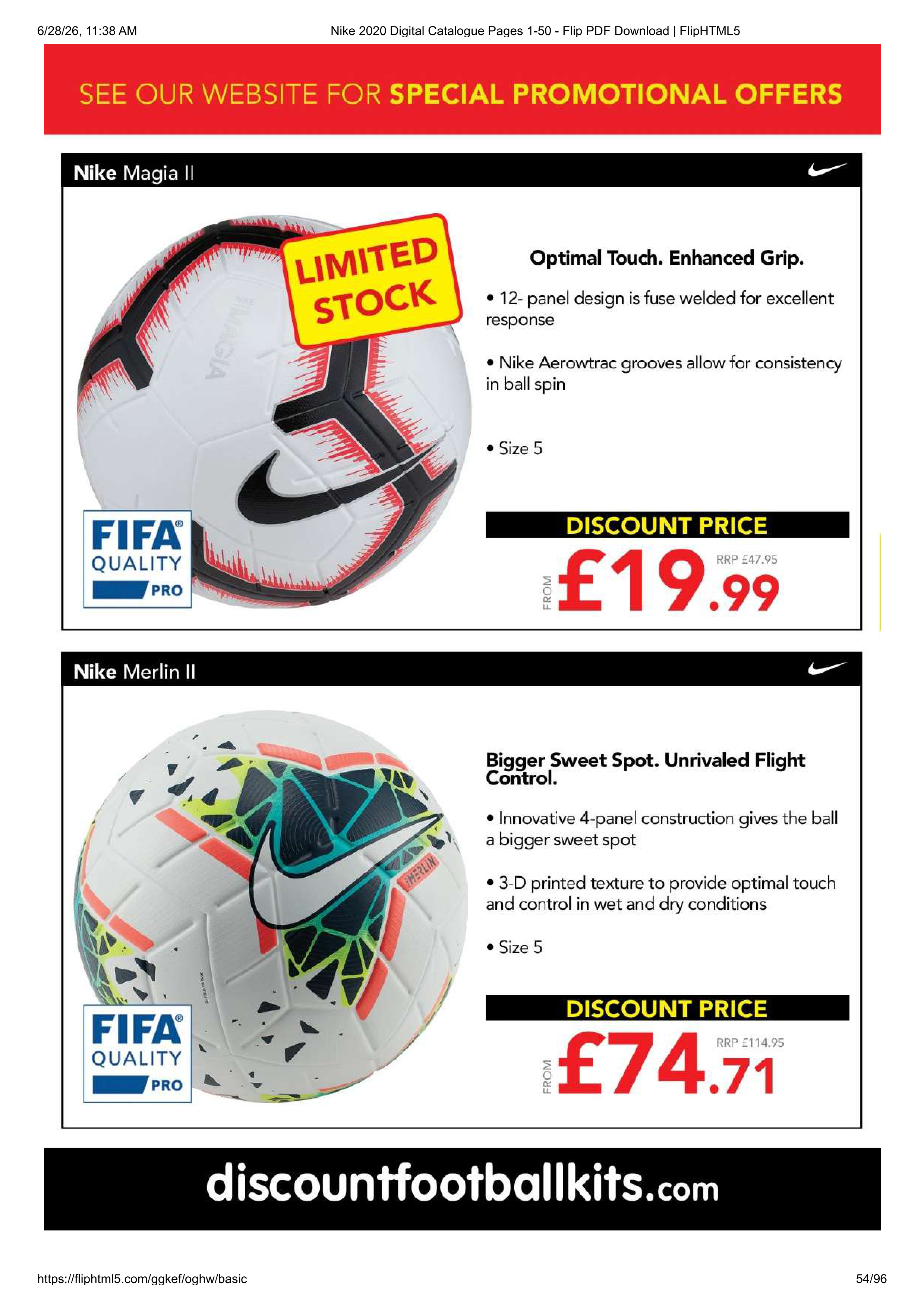 Nike Teamwear Magazine — page 54