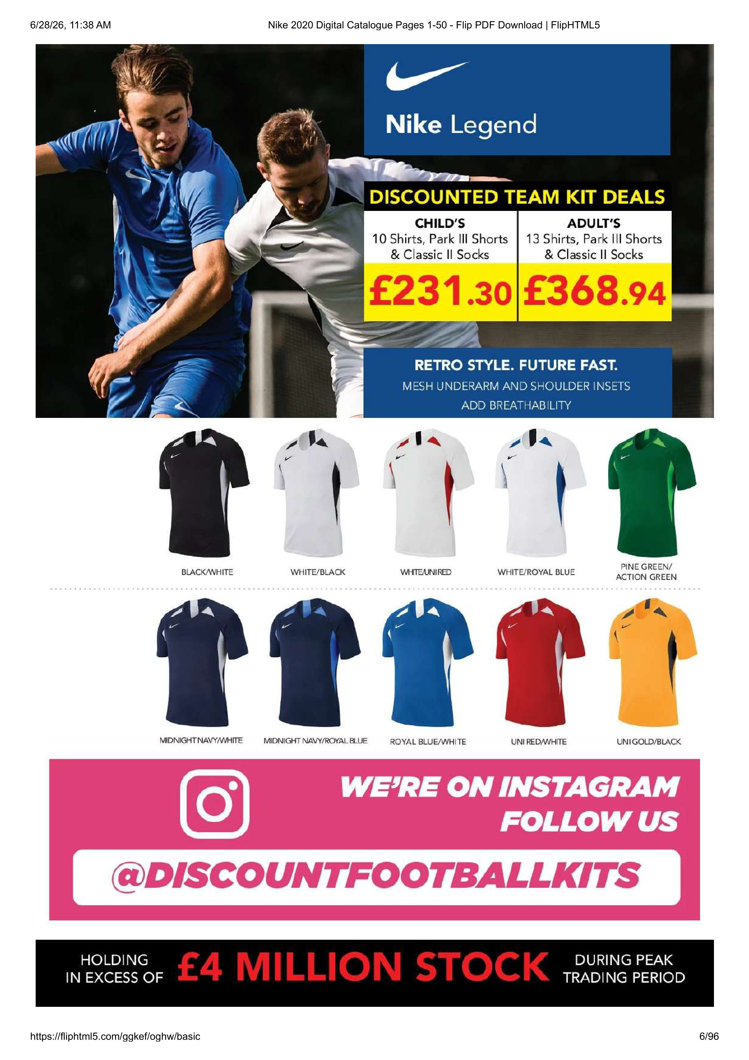 Nike Teamwear Magazine — page 6