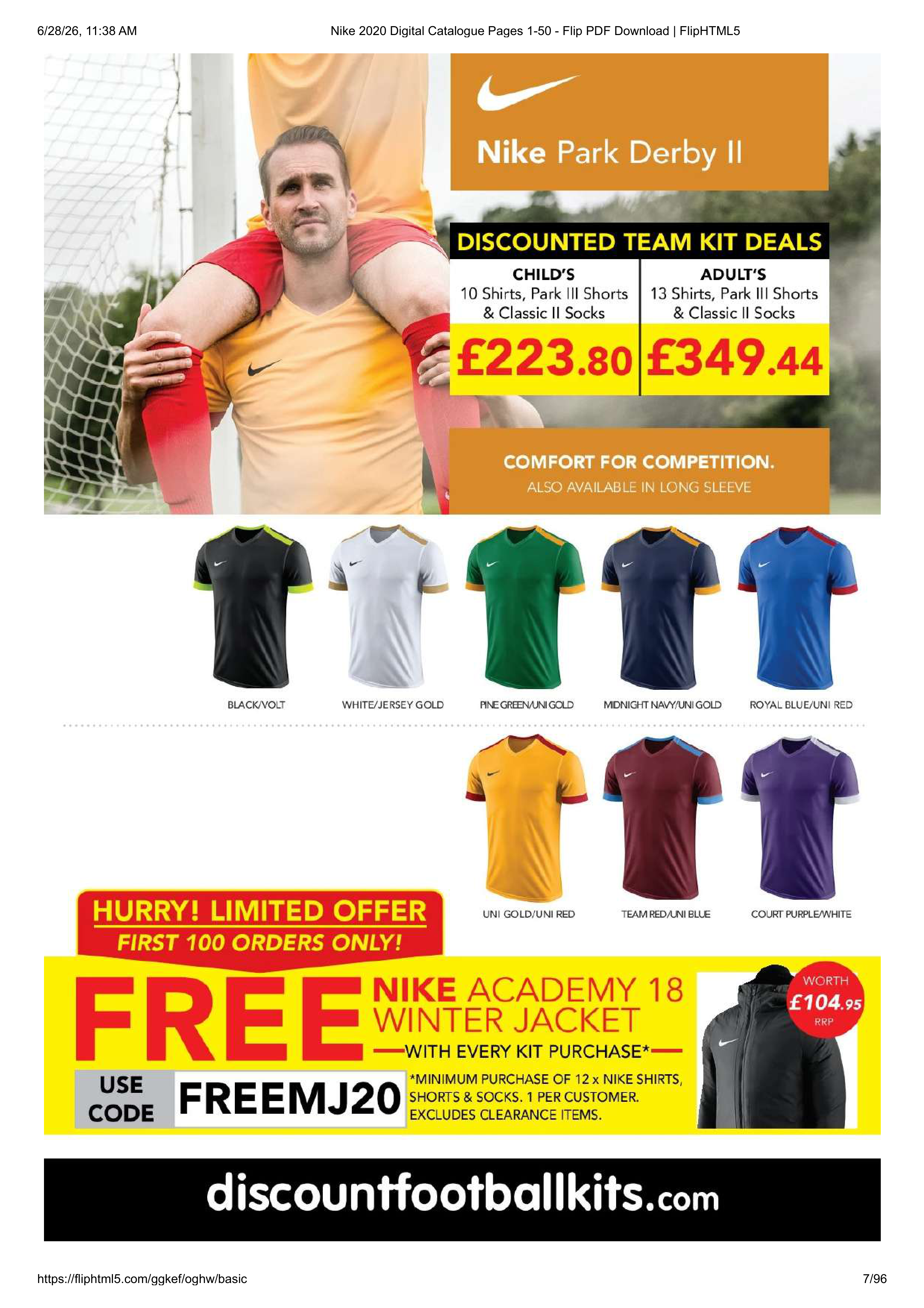 Nike Teamwear Magazine — page 7