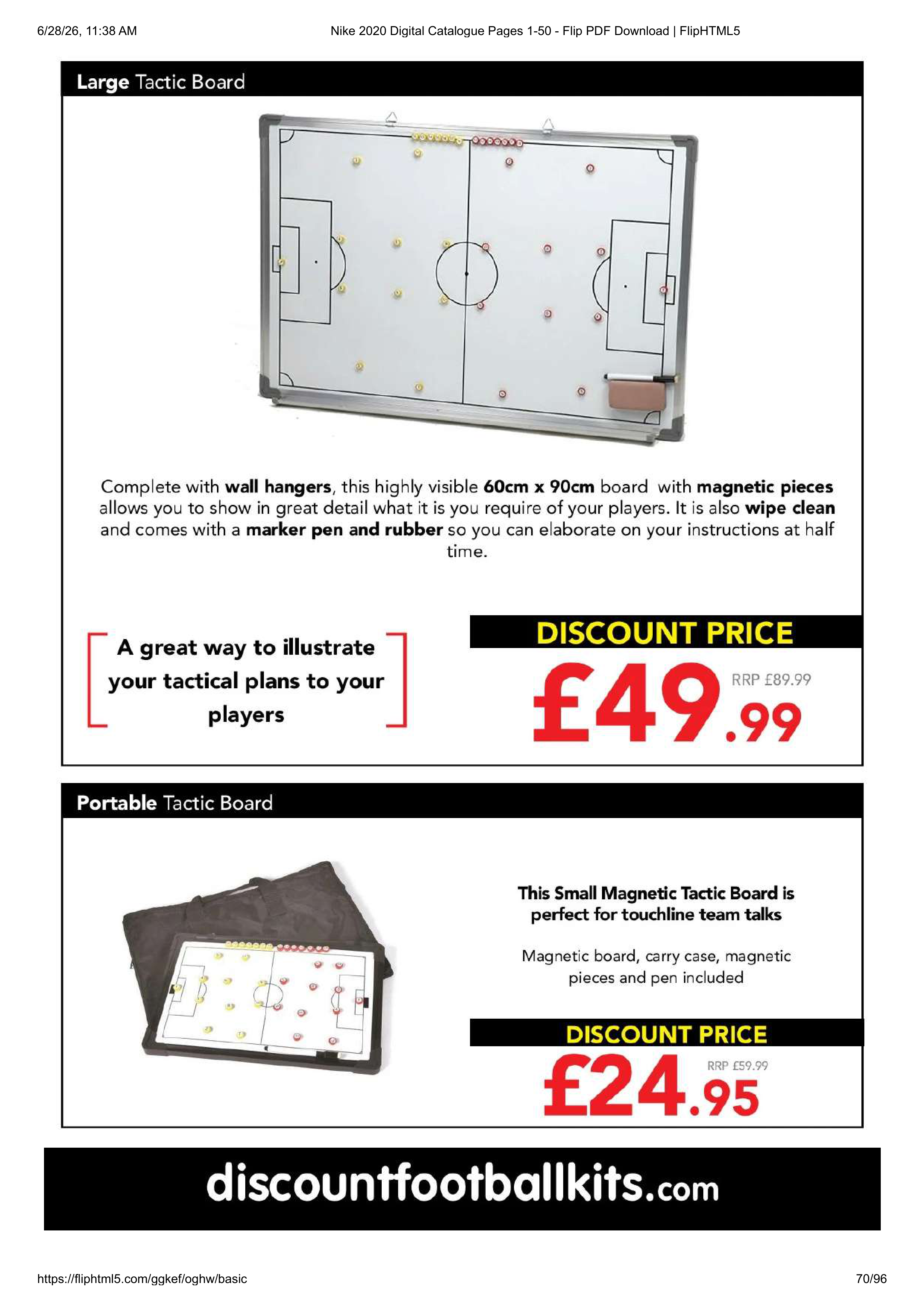 Nike Teamwear Magazine — page 70