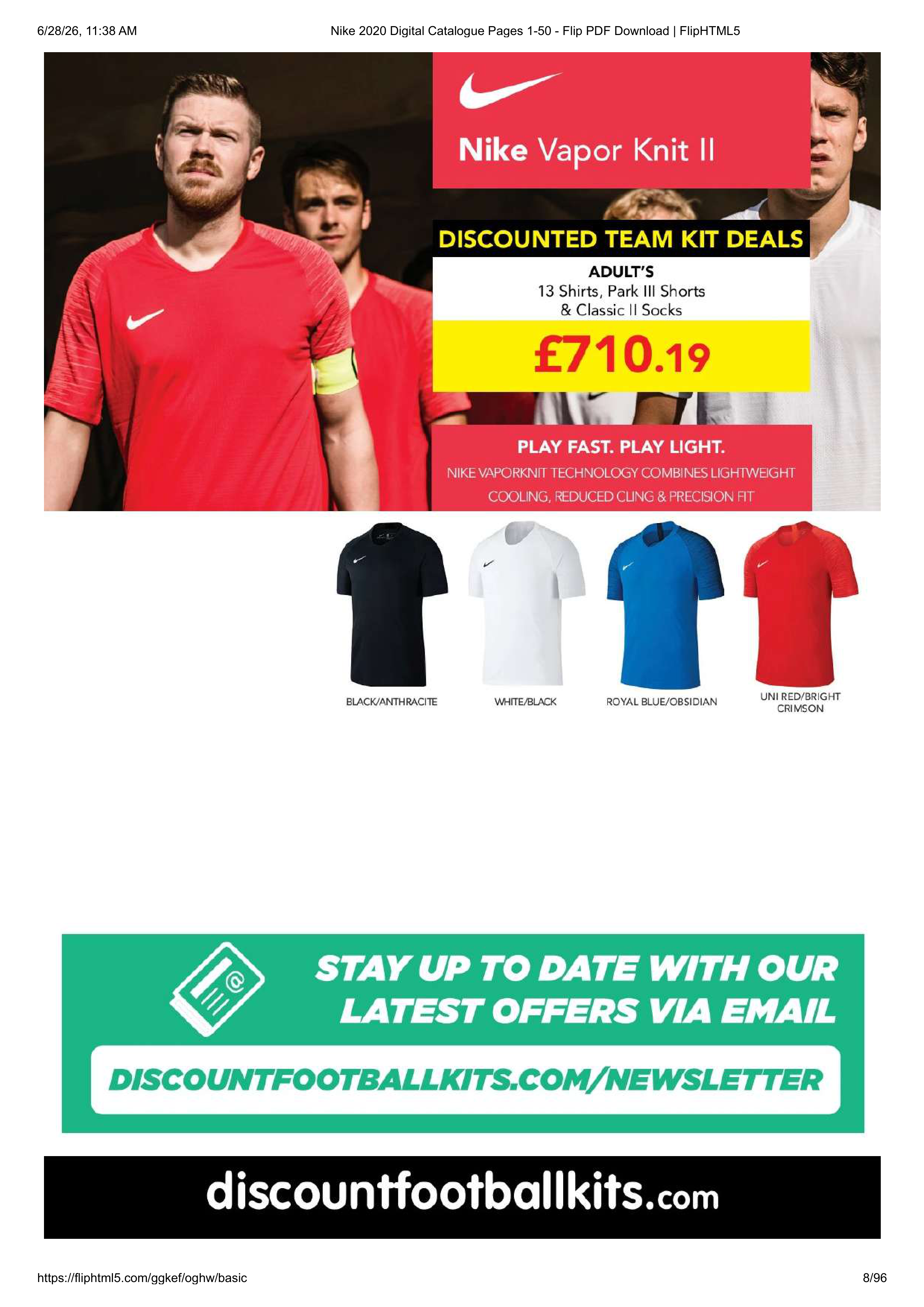 Nike Teamwear Magazine — page 8