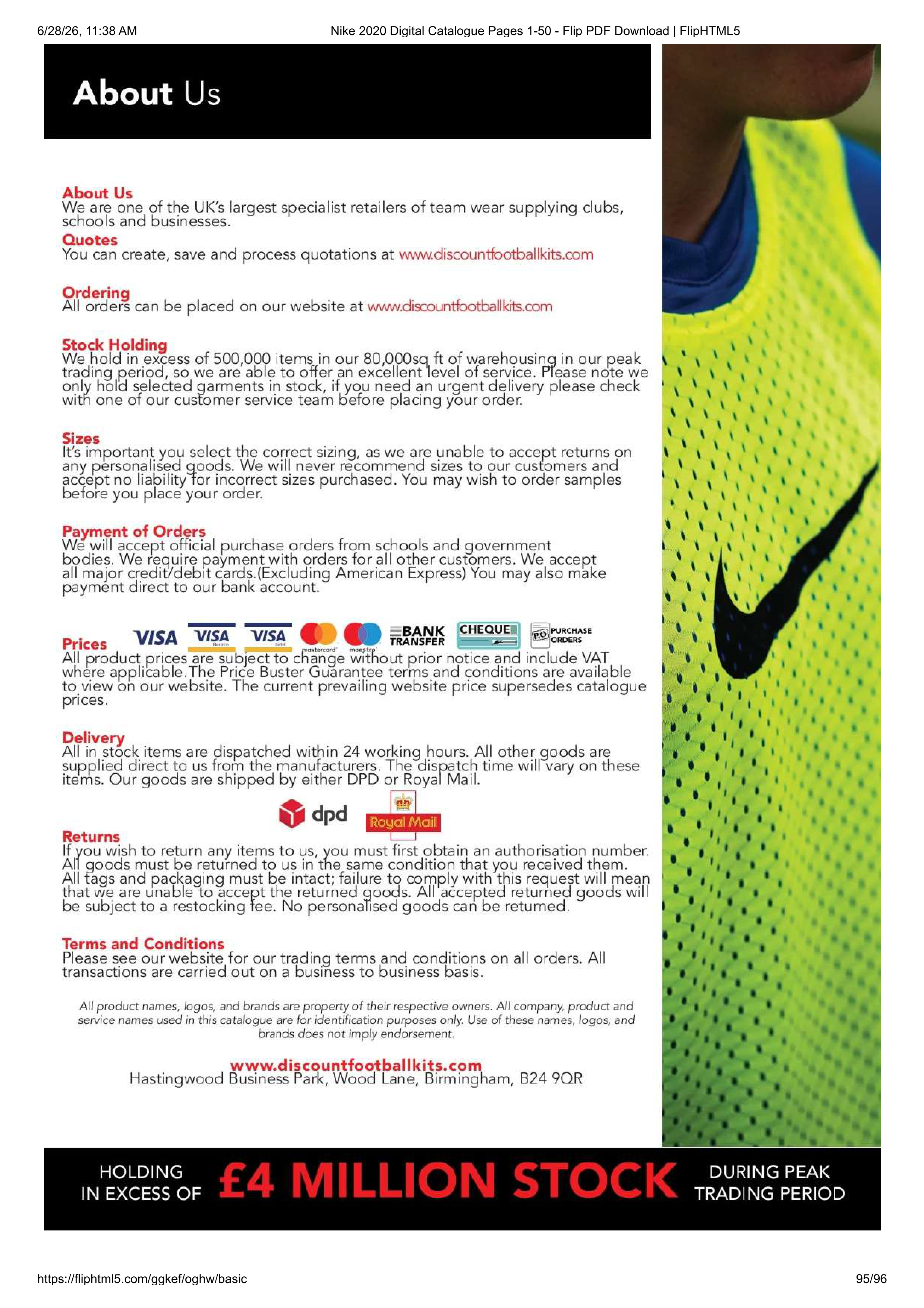 Nike Teamwear Magazine — page 95