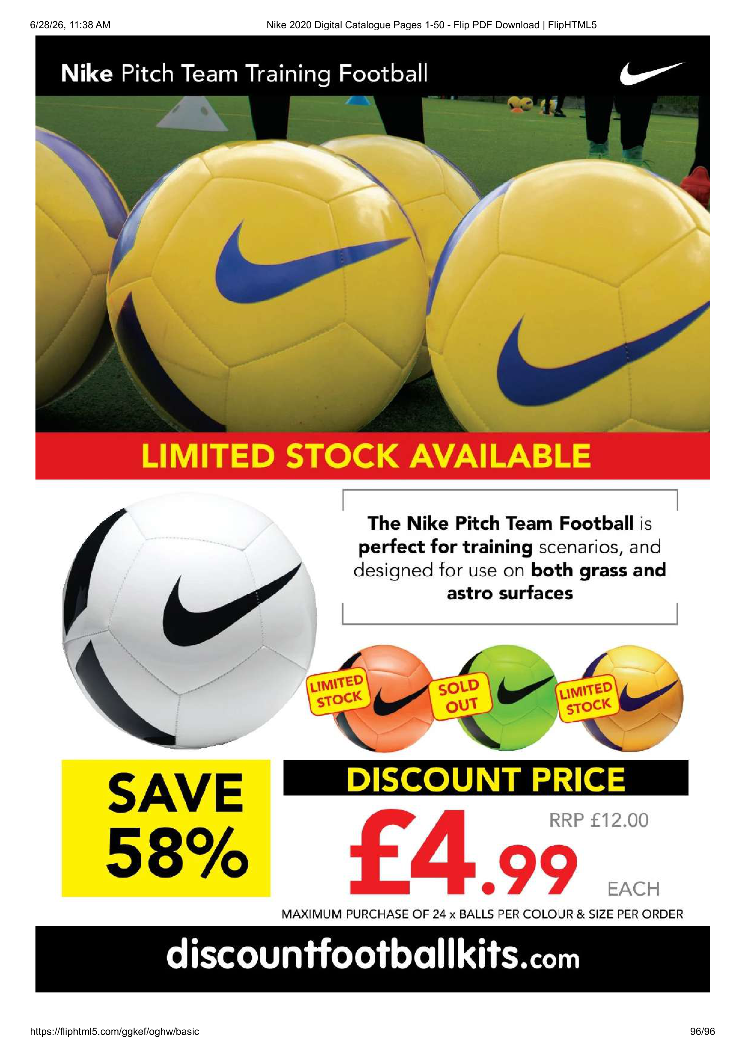 Nike Teamwear Magazine — page 96
