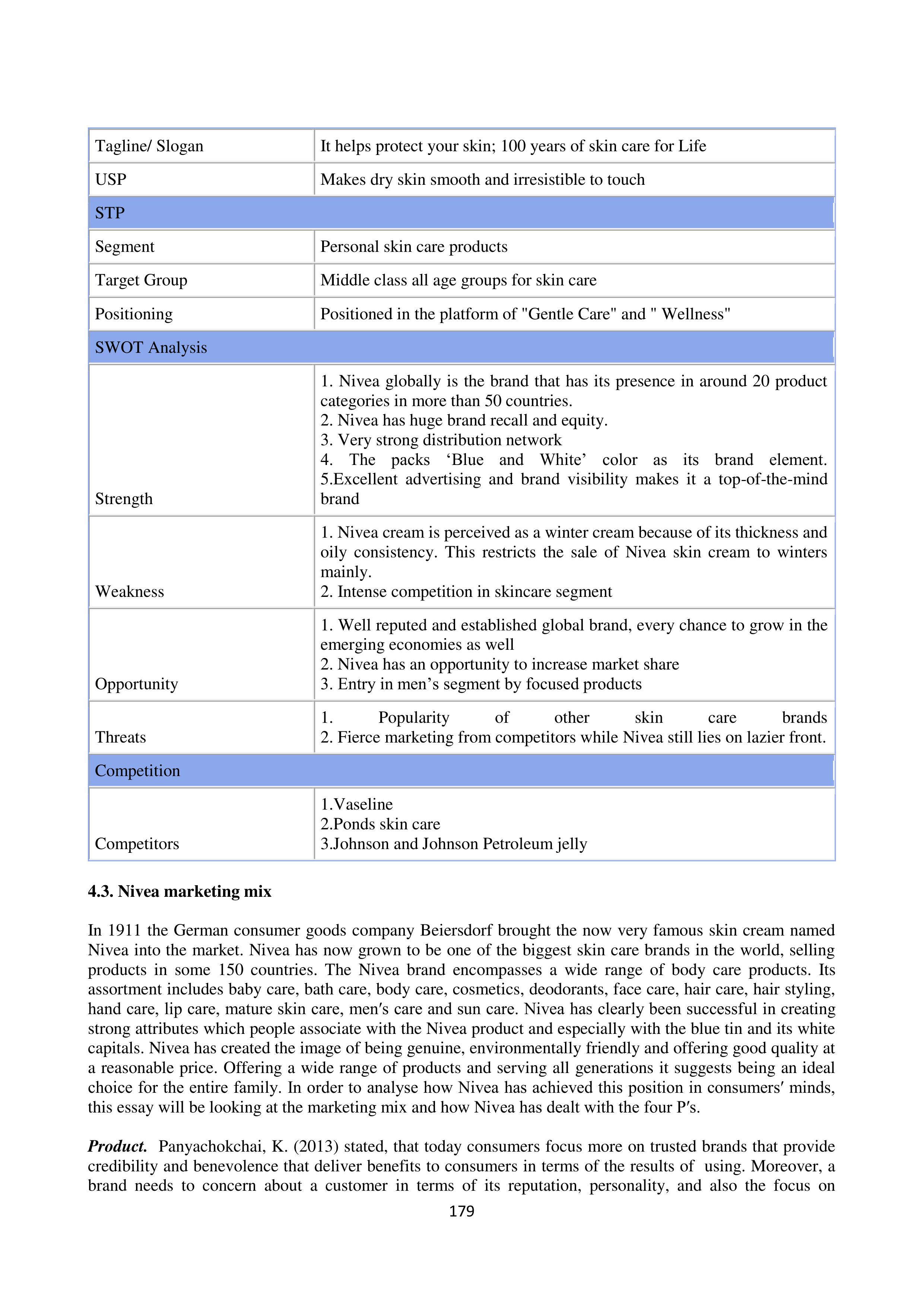 Nivea Case Study — page 7