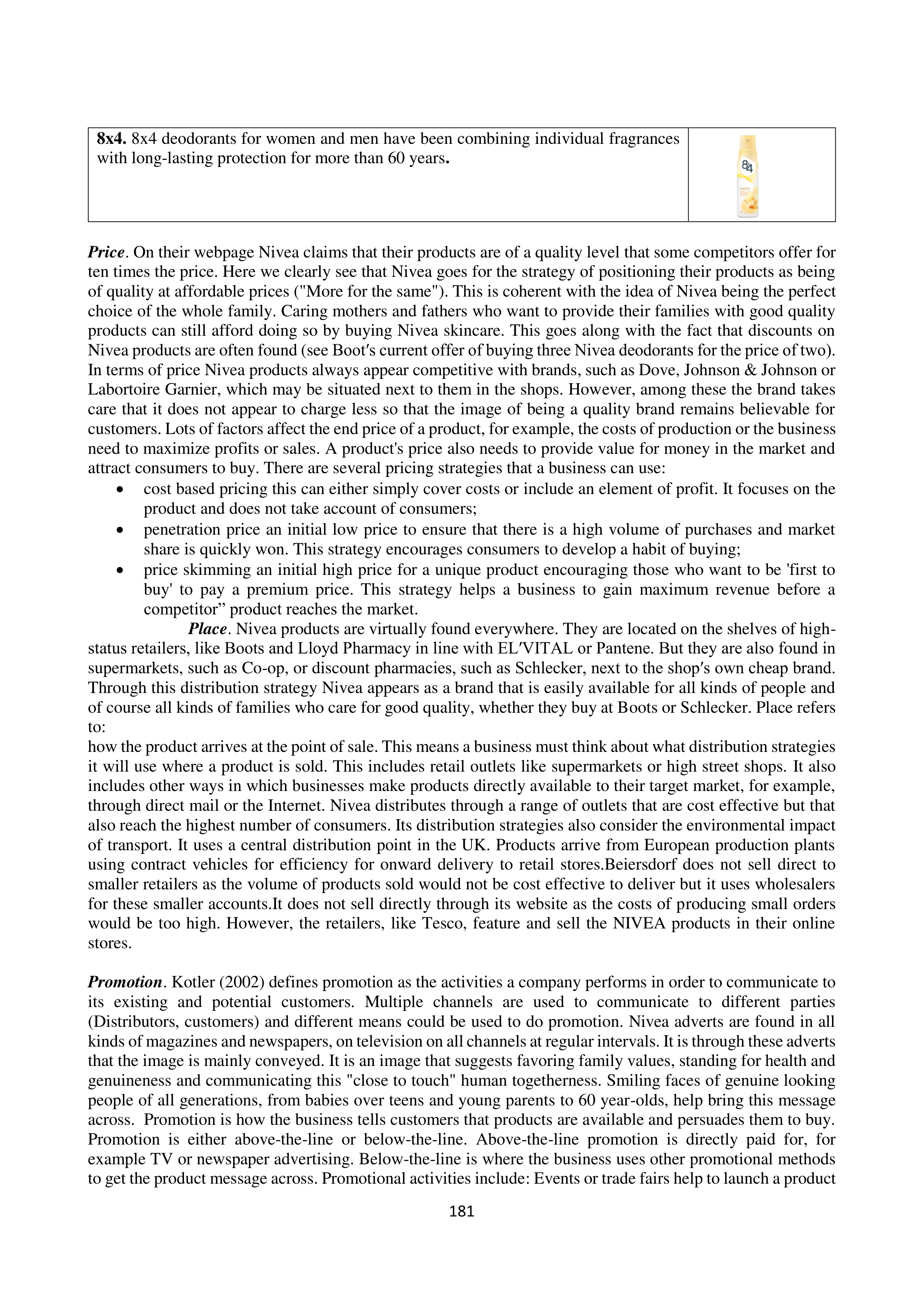 Nivea Case Study — page 9