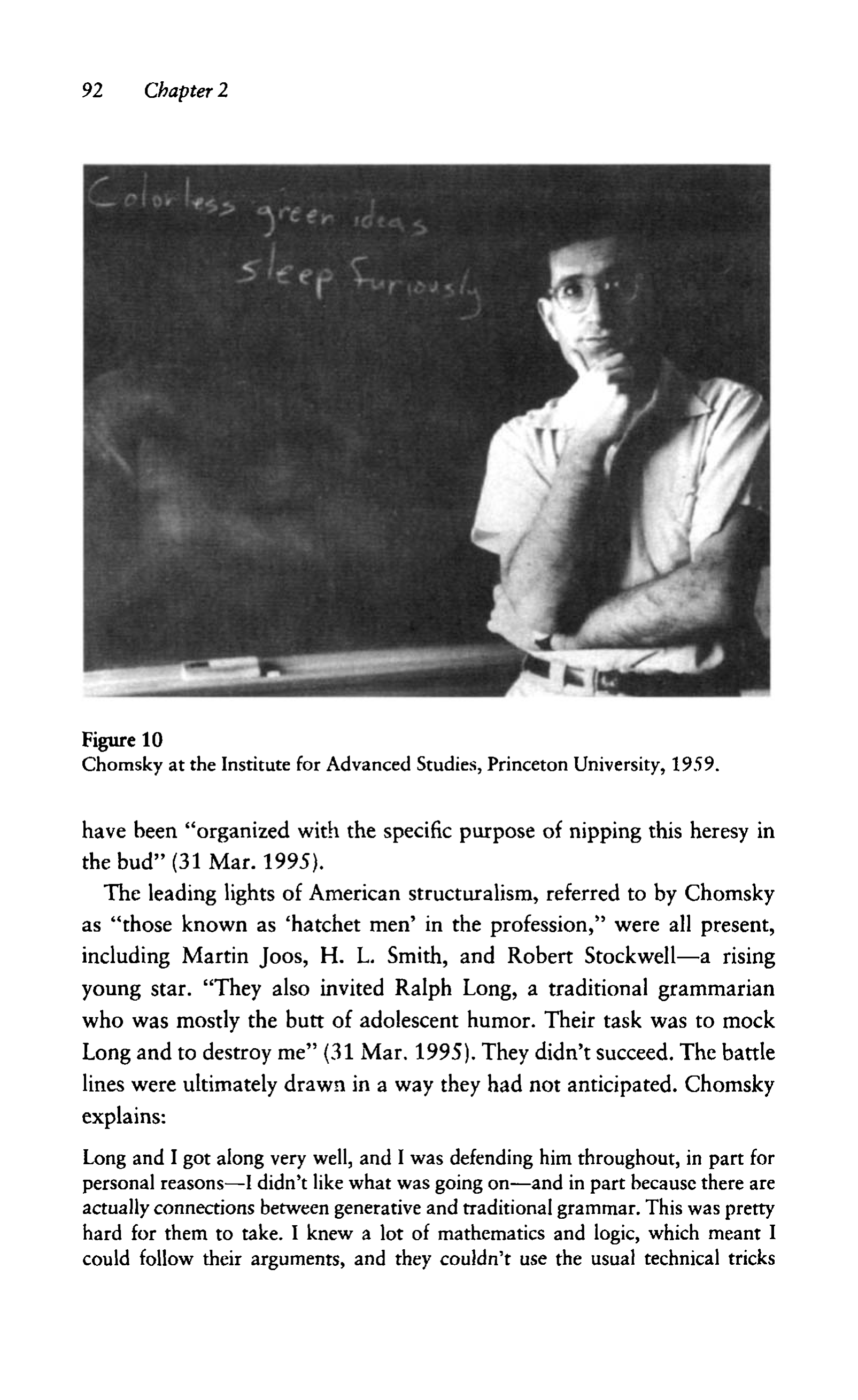 Noam Chomsky A Life of Dissent Biography — page 106
